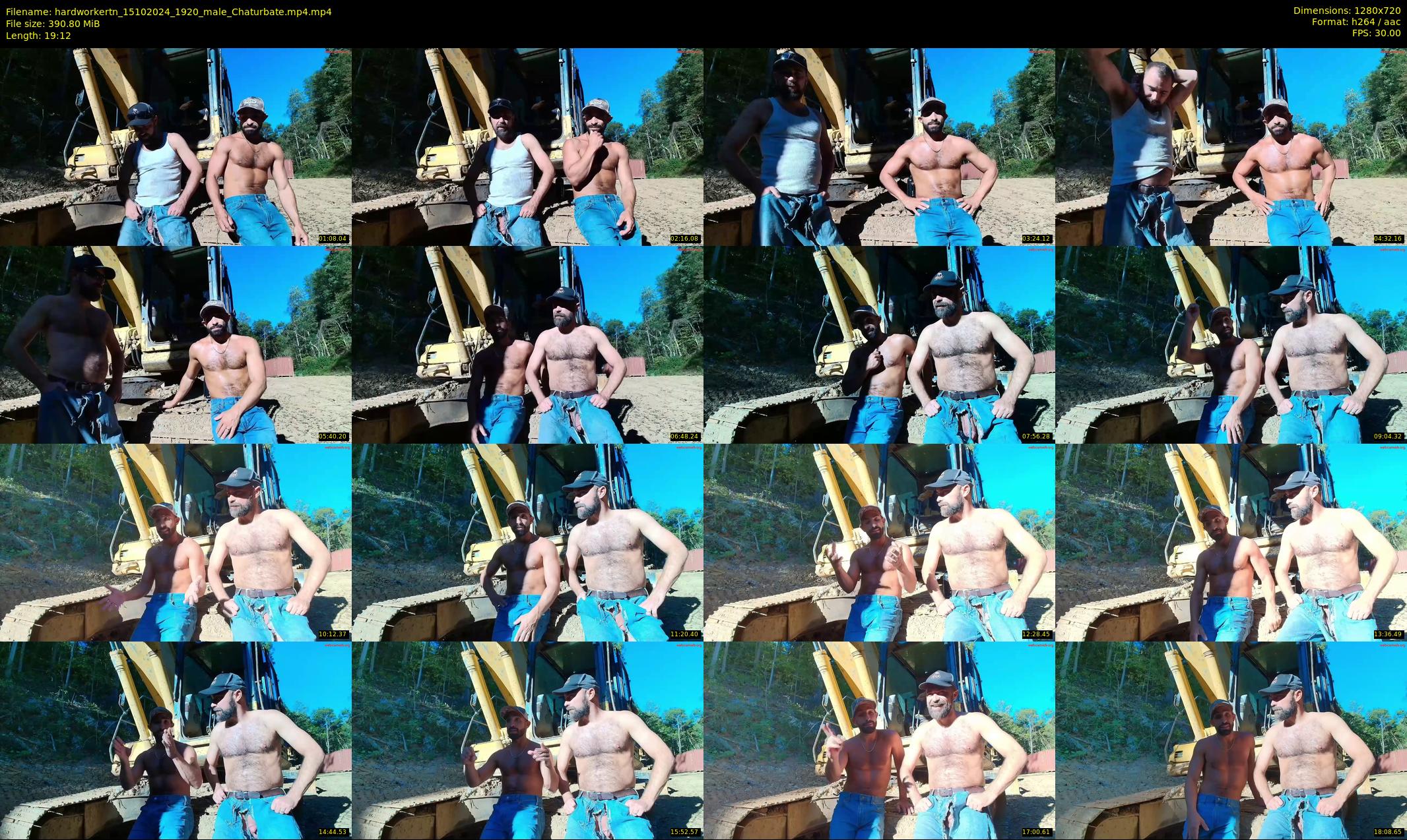 hardworkertn — 20 minute Chaturbate male cam show recording, 720p, Oct 15, 2024