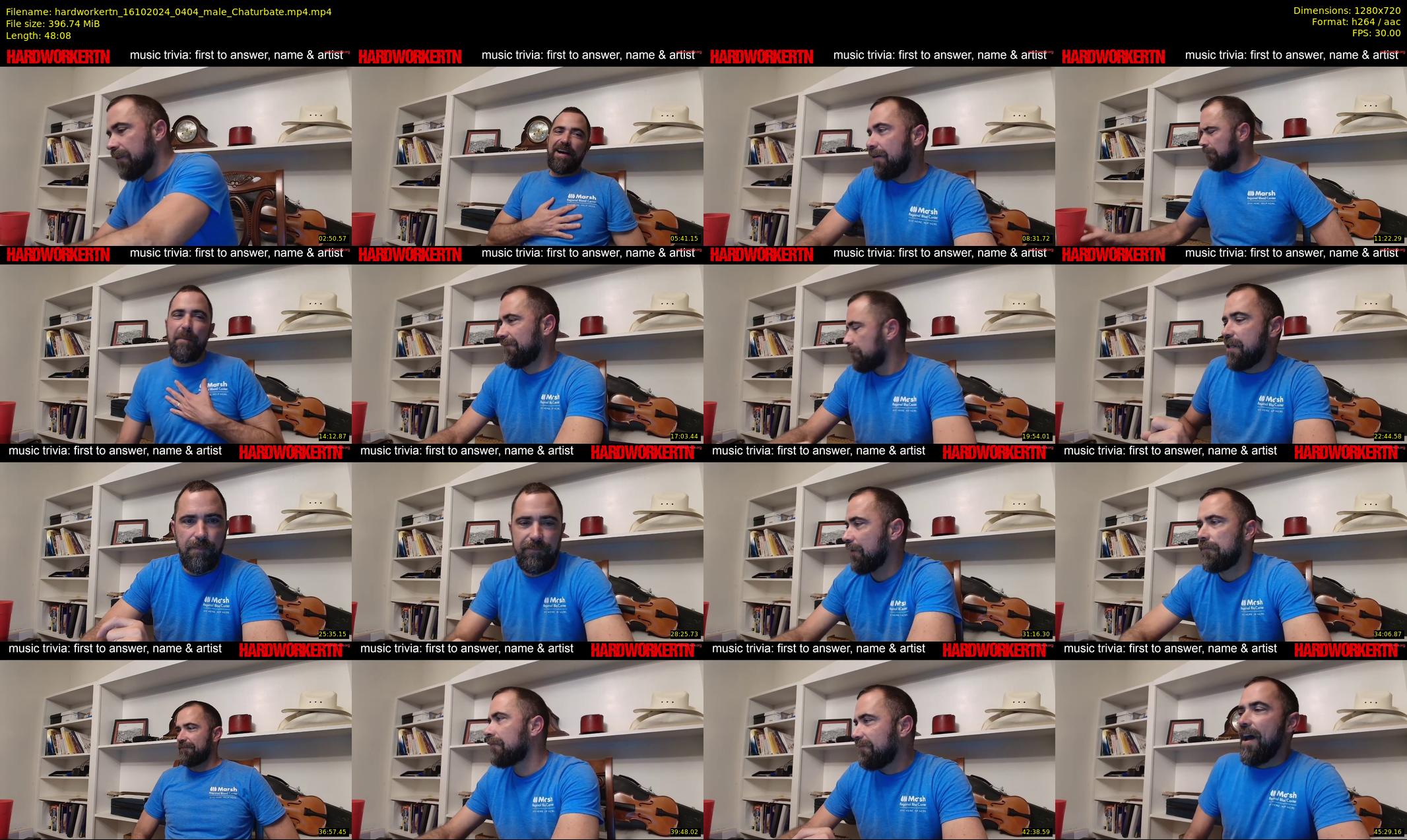 hardworkertn — 49 minute Chaturbate male cam show recording, 720p, Oct 16, 2024