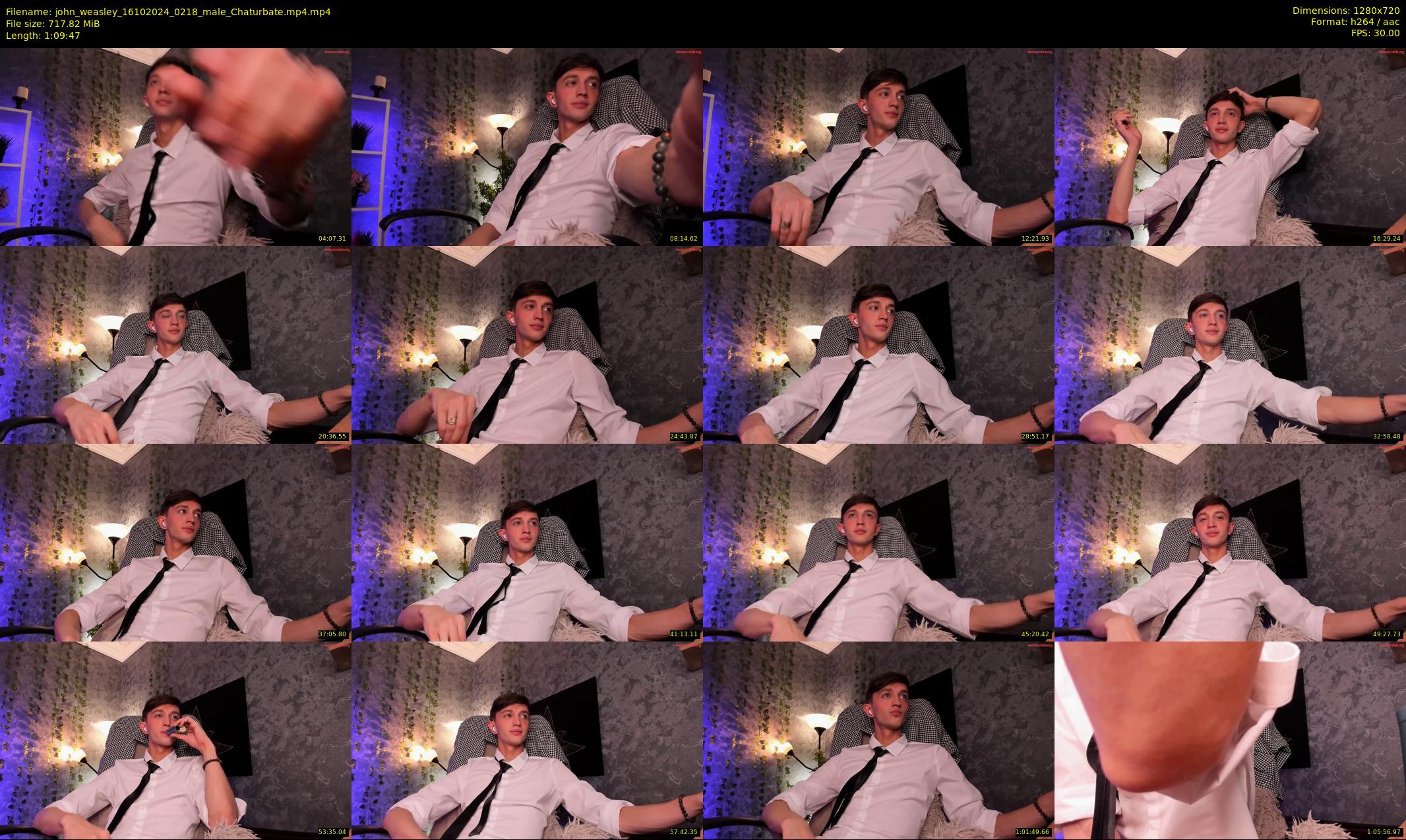 john_weasley — 70 minute Chaturbate male cam show recording, 720p, Oct 16, 2024