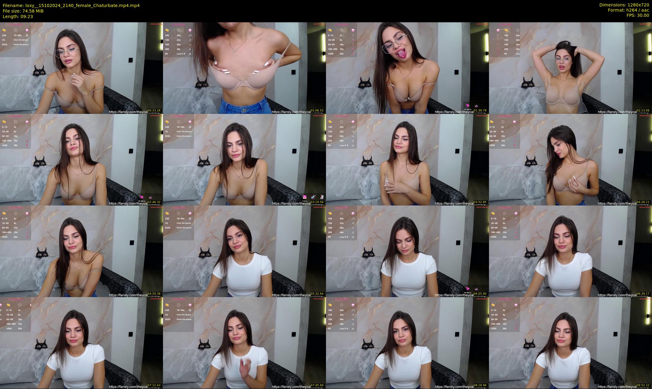 loxy_ — 10 minute Chaturbate female cam show recording, 720p, Oct 15, 2024
