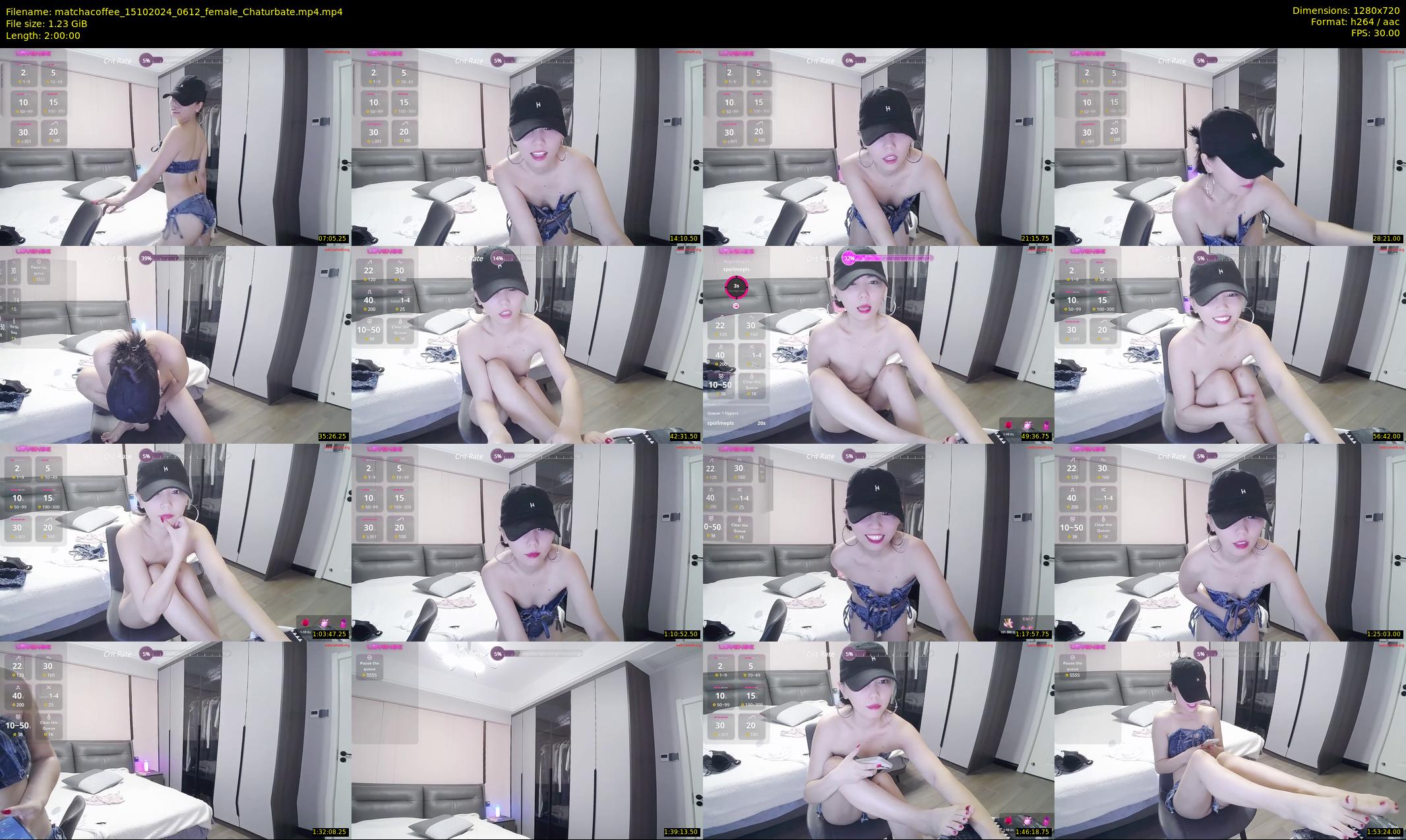 matchacoffee — 120 minute Chaturbate female cam show recording, 720p, Oct 15, 2024