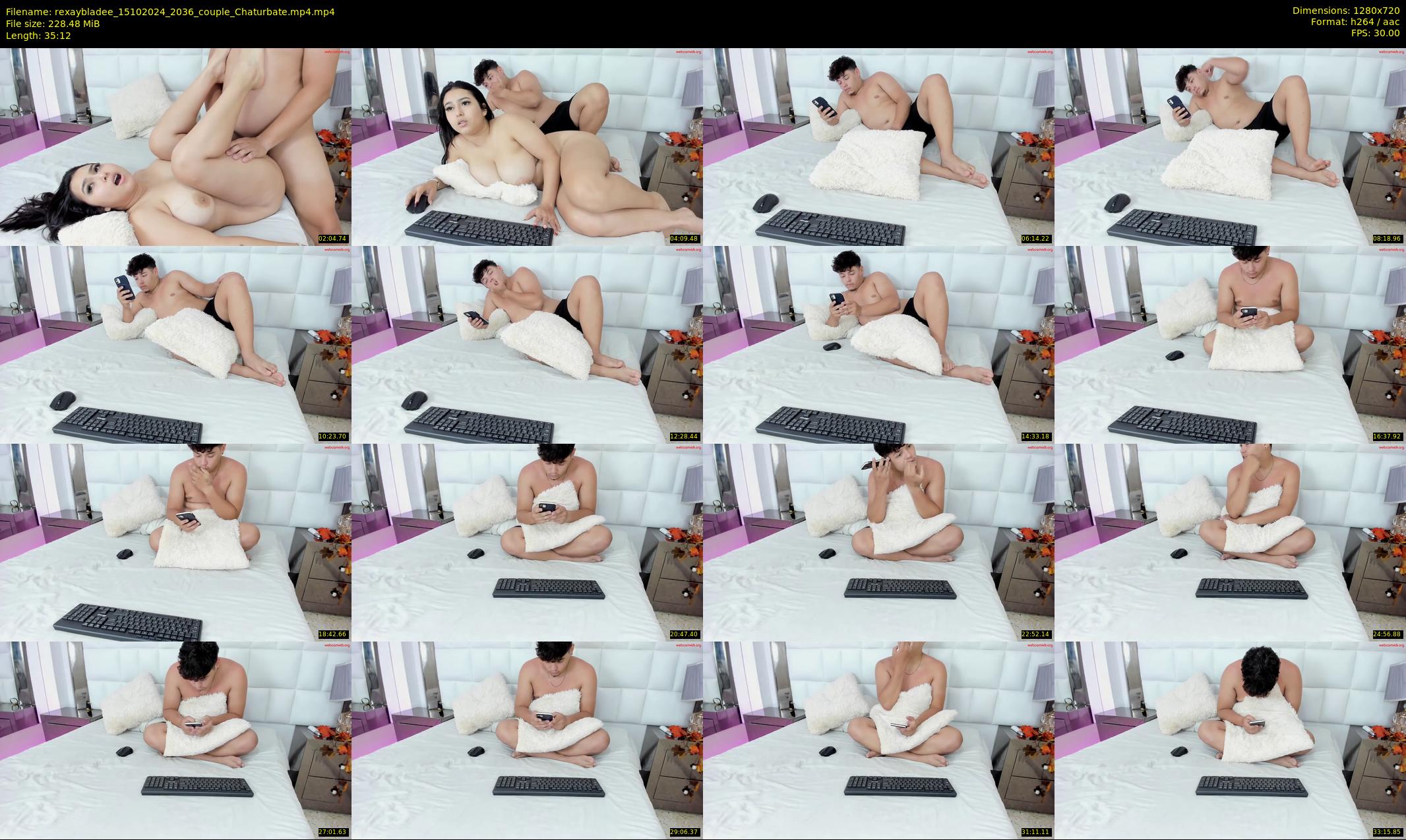 rexaybladee — 36 minute Chaturbate couple cam show recording, 720p, Oct 15, 2024