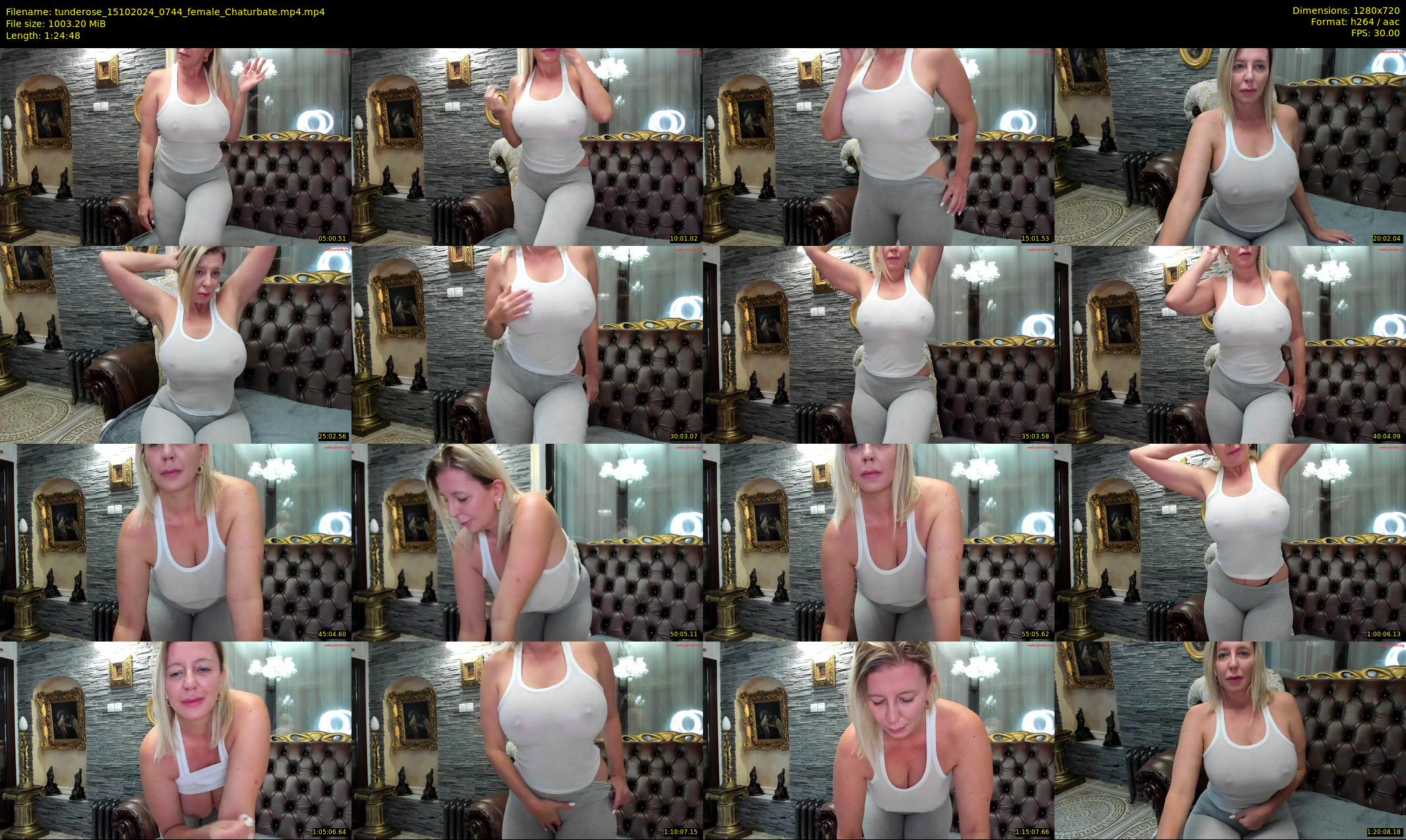 tunderose — 85 minute Chaturbate female cam show recording, 720p, Oct 15, 2024