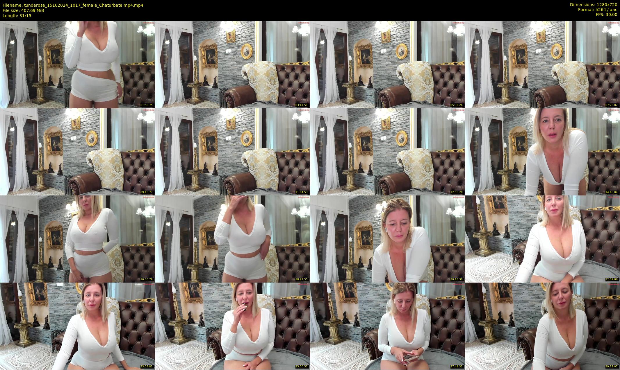 tunderose — 32 minute Chaturbate female cam show recording, 720p, Oct 15, 2024