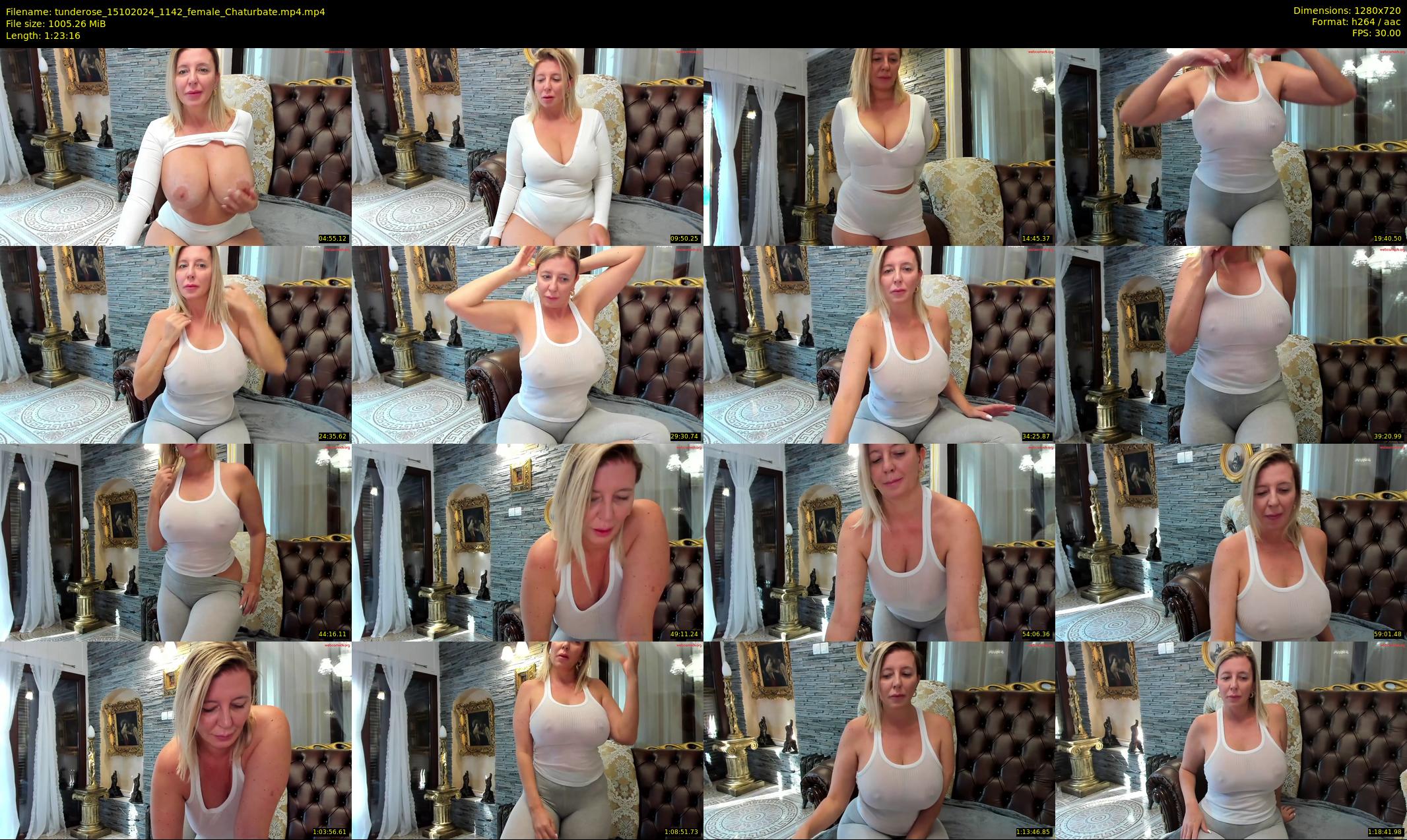 tunderose — 84 minute Chaturbate female cam show recording, 720p, Oct 15, 2024