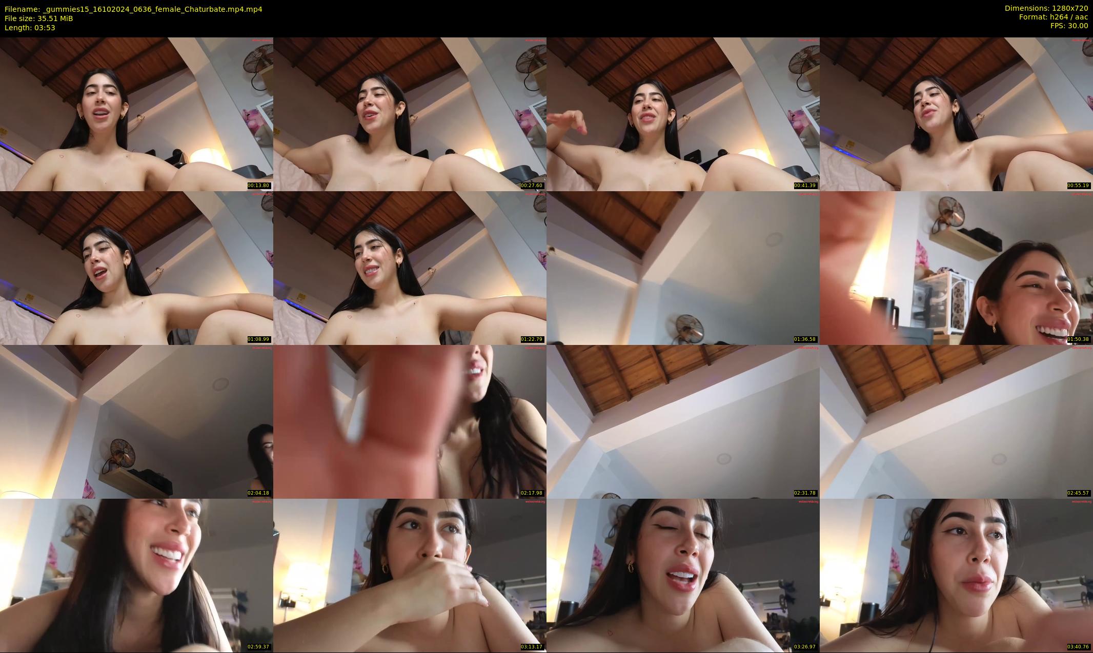 _gummies15 — 4 minute Chaturbate female cam show recording, 720p, Oct 16, 2024