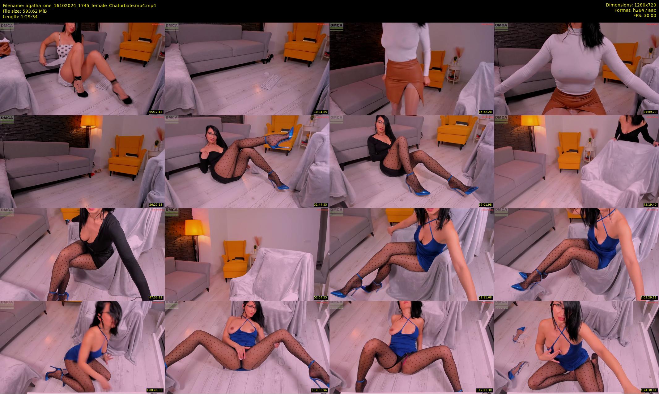 agatha_one — 90 minute Chaturbate female cam show recording, 720p, Oct 16, 2024