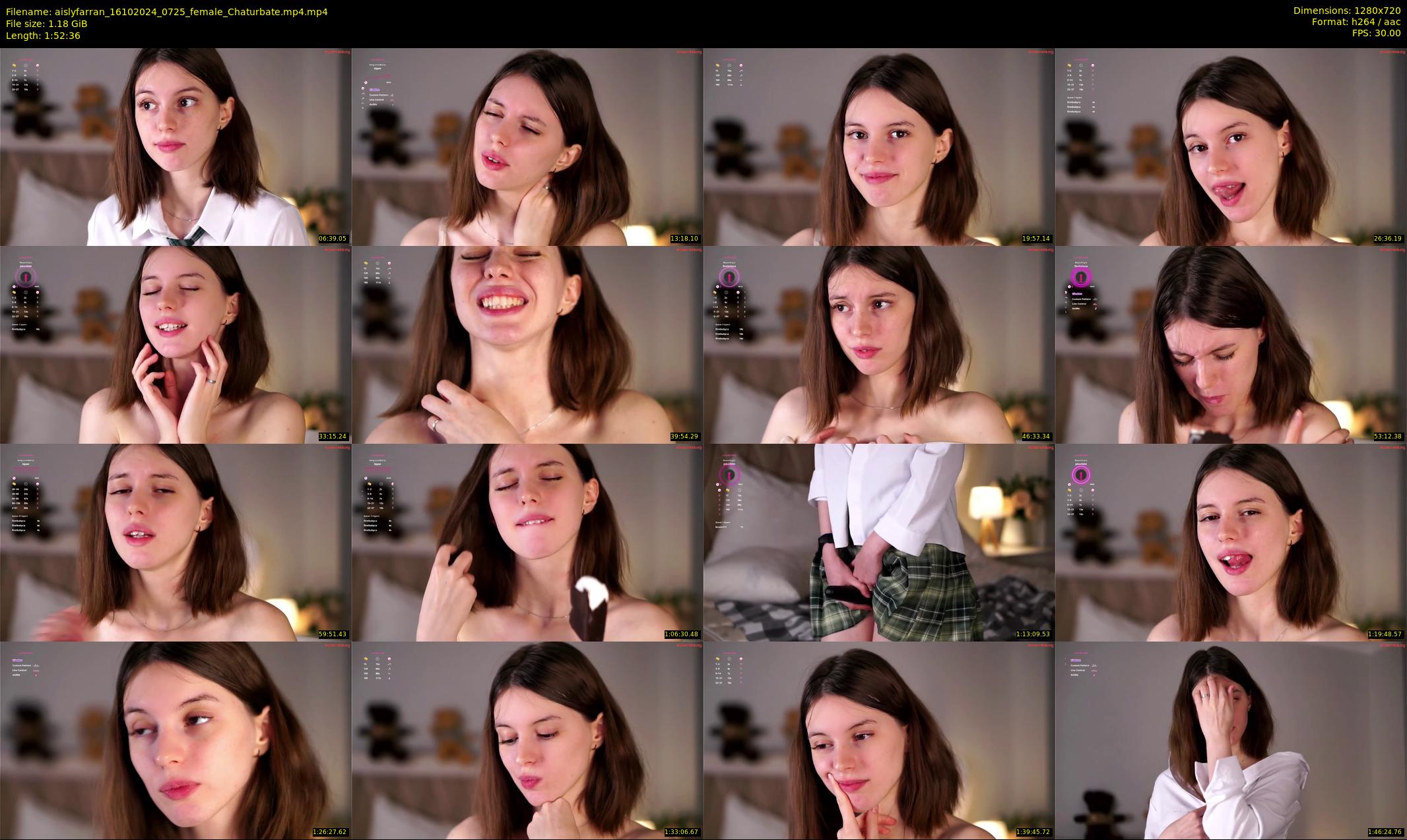 aislyfarran — 113 minute Chaturbate female cam show recording, 720p, Oct 16, 2024
