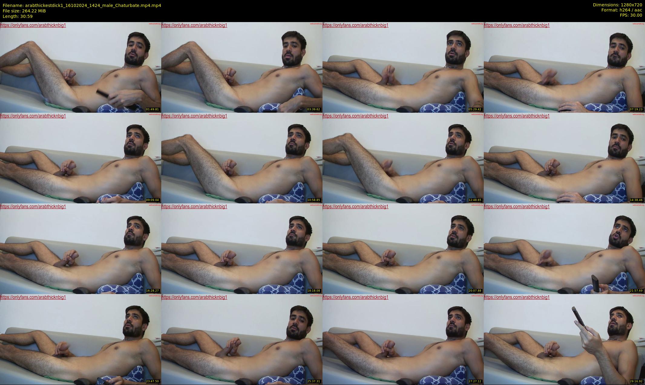 arabthickestdick1 — 31 minute Chaturbate couple cam show recording, 720p, Oct 16, 2024