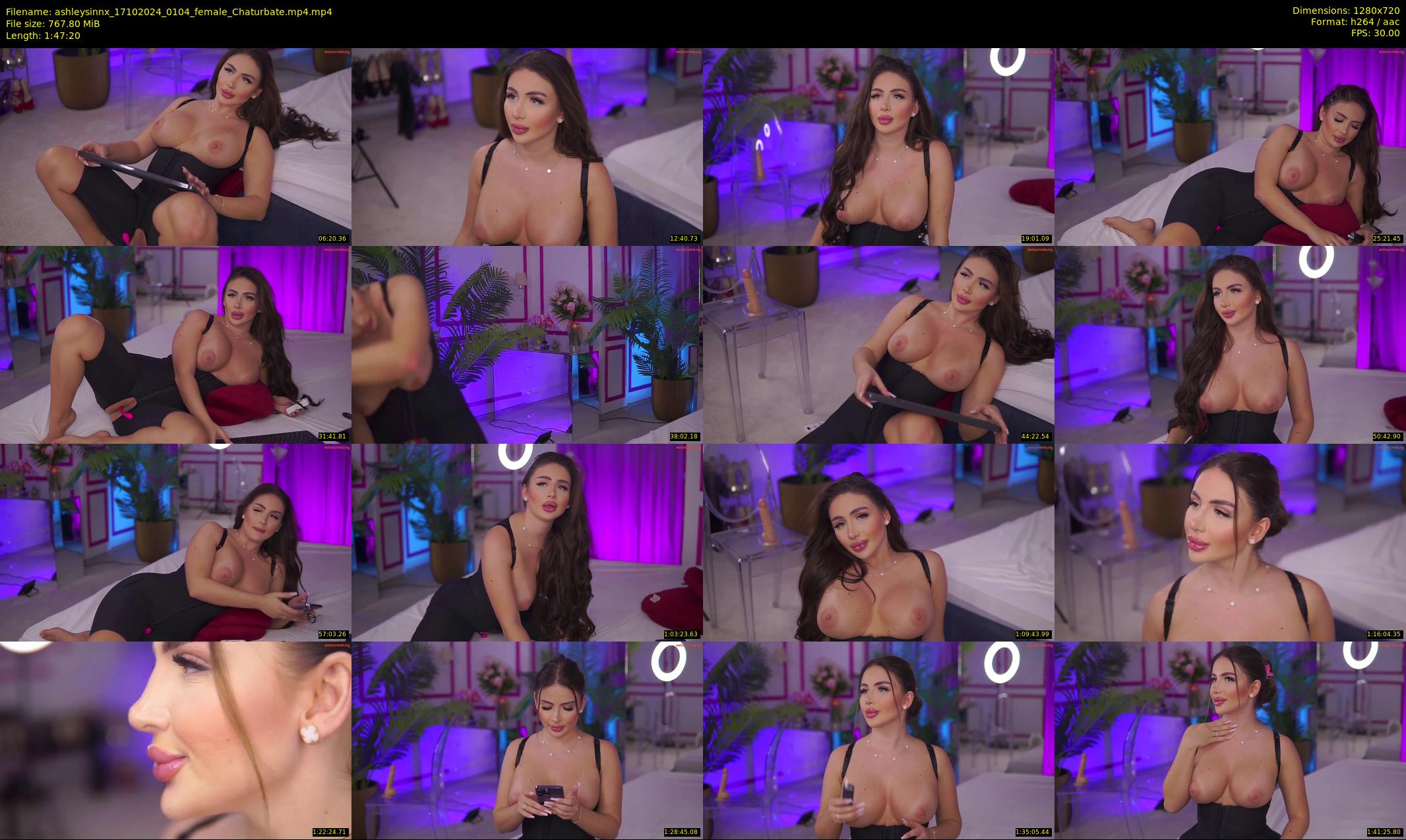 ashleysinnx — 108 minute Chaturbate female cam show recording, 720p, Oct 17, 2024