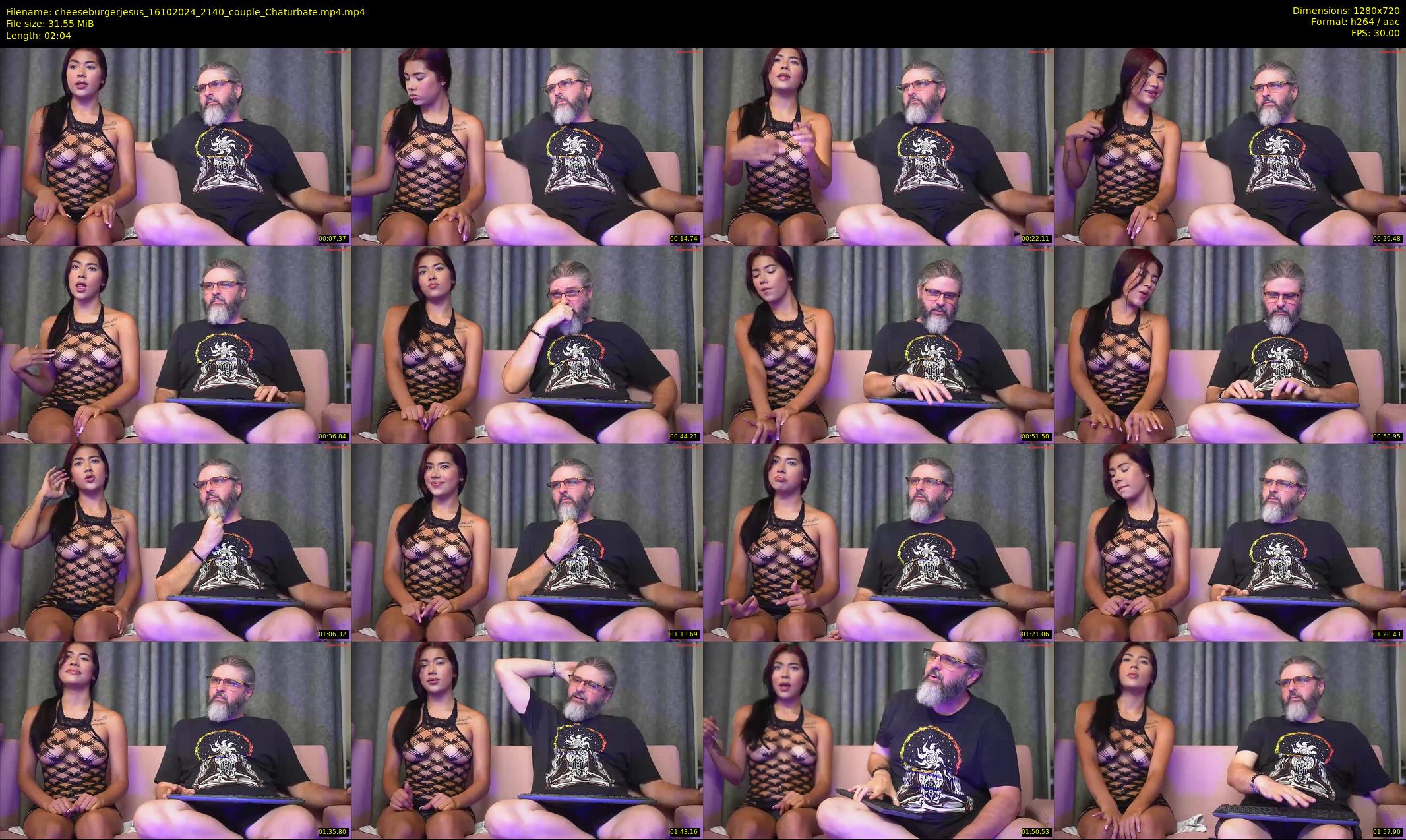 cheeseburgerjesus — 3 minute Chaturbate couple cam show recording, 720p, Oct 16, 2024