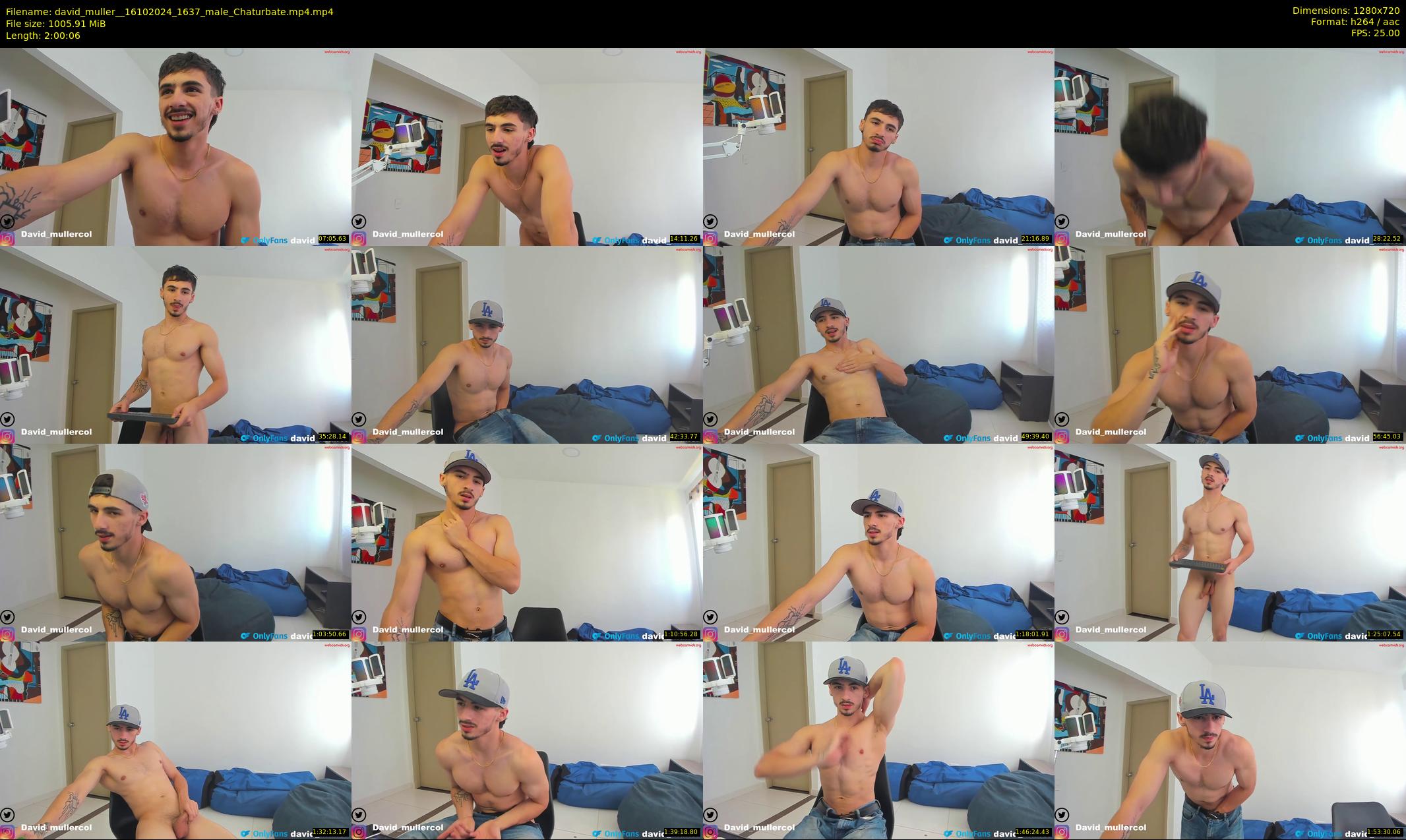 david_muller_ — 121 minute Chaturbate male cam show recording, 720p, Oct 16, 2024