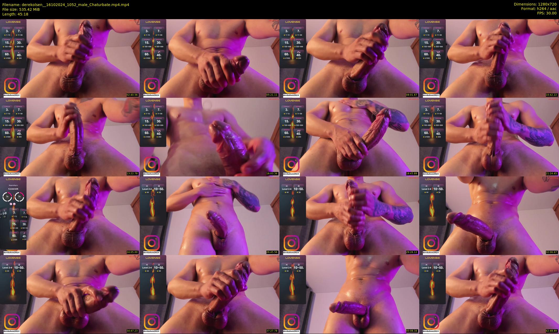 derekolsen_ — 46 minute Chaturbate male cam show recording, 720p, Oct 16, 2024