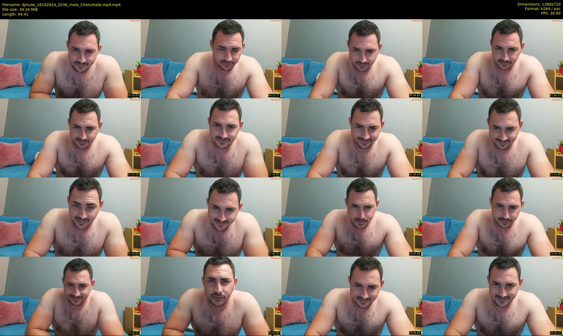 djmute — 5 minute Chaturbate male cam show recording, 720p, Oct 16, 2024