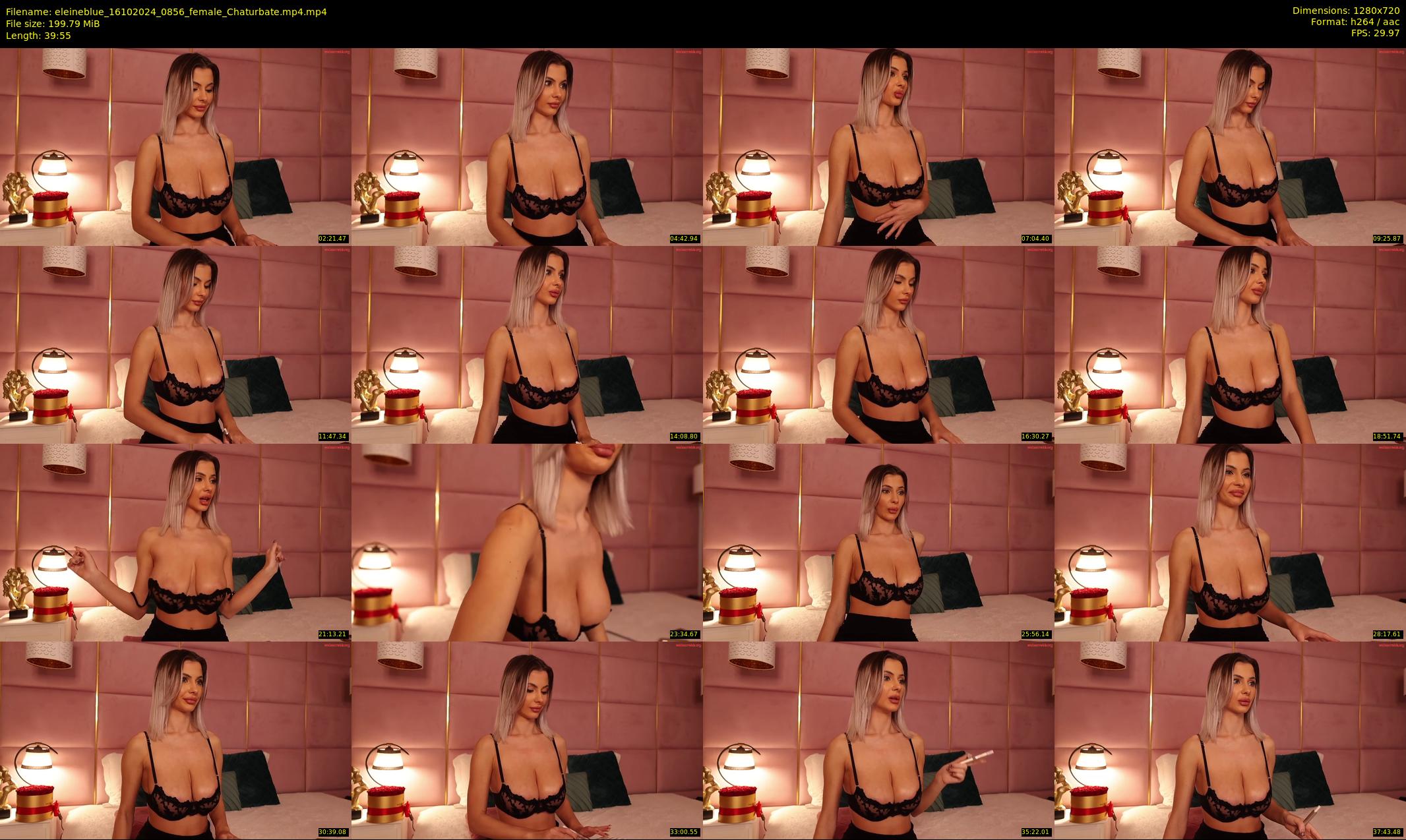 eleineblue — 40 minute Chaturbate female cam show recording, 720p, Oct 16, 2024