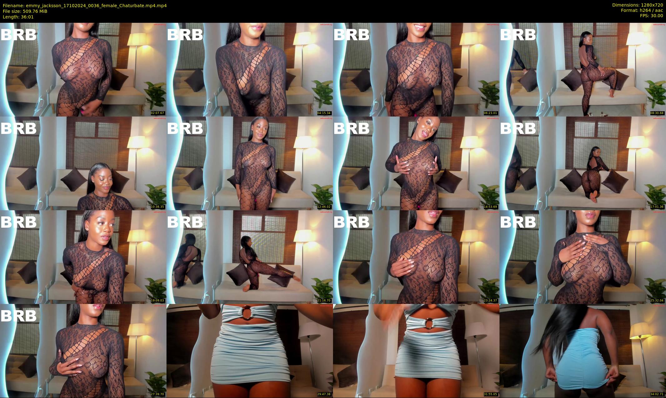 emmy_jacksson — 37 minute Chaturbate female cam show recording, 720p, Oct 17, 2024