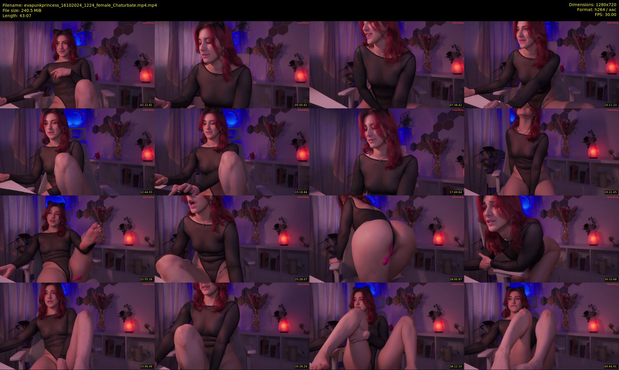 evapunkprincess — 44 minute Chaturbate female cam show recording, 720p, Oct 16, 2024