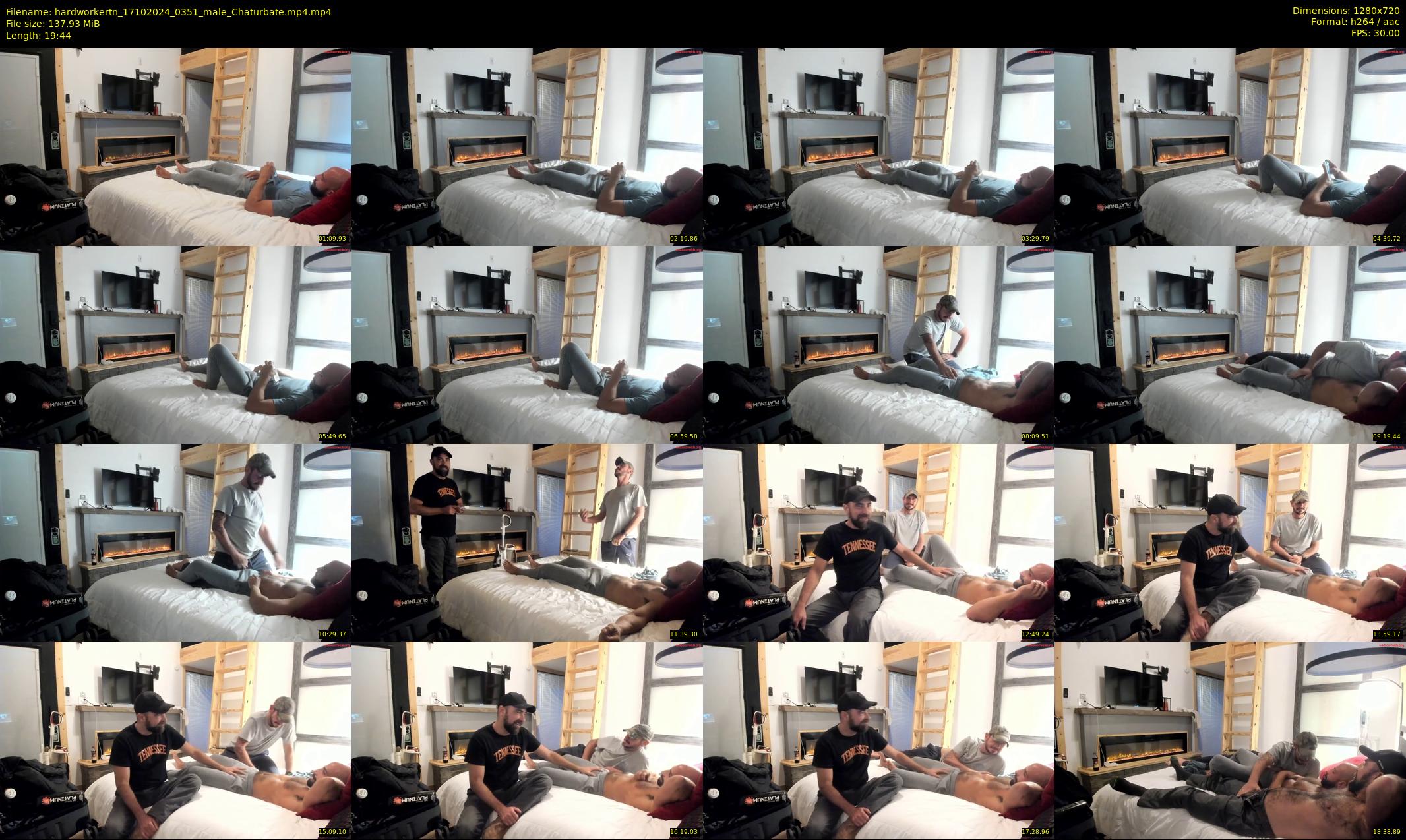 hardworkertn — 20 minute Chaturbate male cam show recording, 720p, Oct 17, 2024