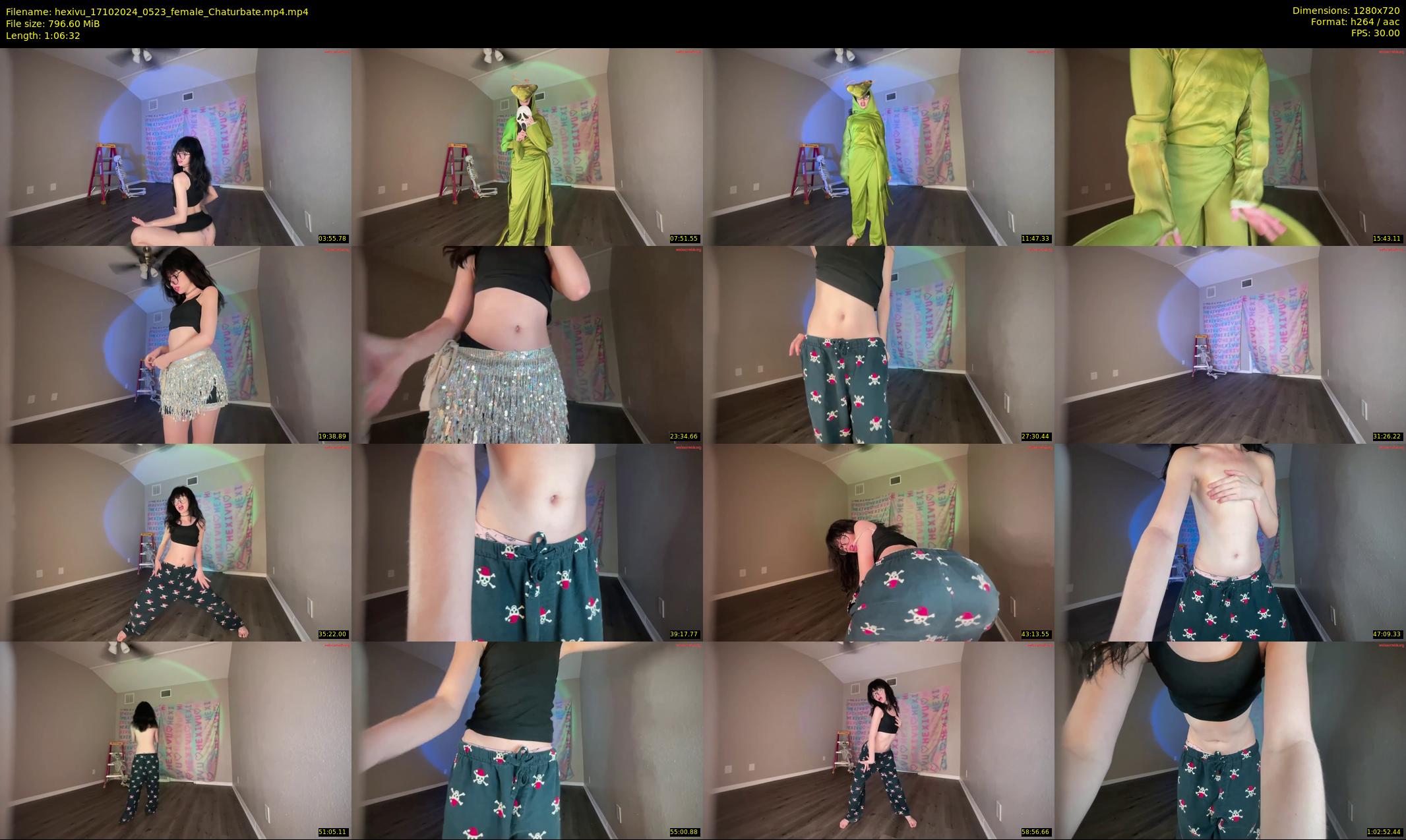 hexivu — 67 minute Chaturbate female cam show recording, 720p, Oct 17, 2024