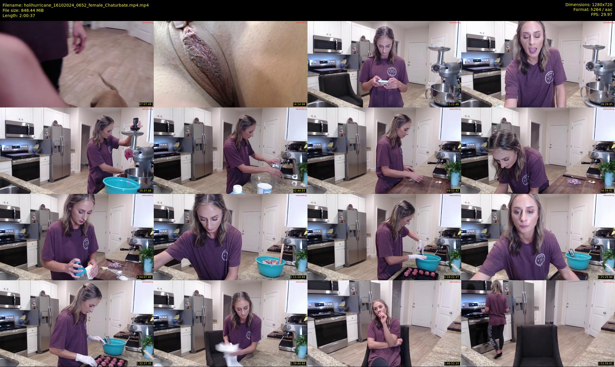 holihurricane — 121 minute Chaturbate female cam show recording, 720p, Oct 16, 2024