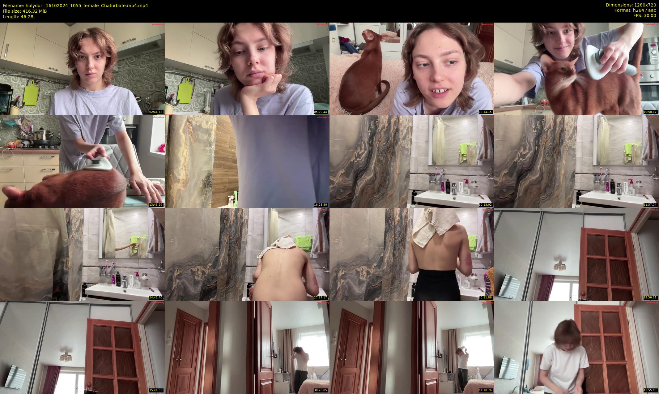 holydori — 47 minute Chaturbate female cam show recording, 720p, Oct 16, 2024