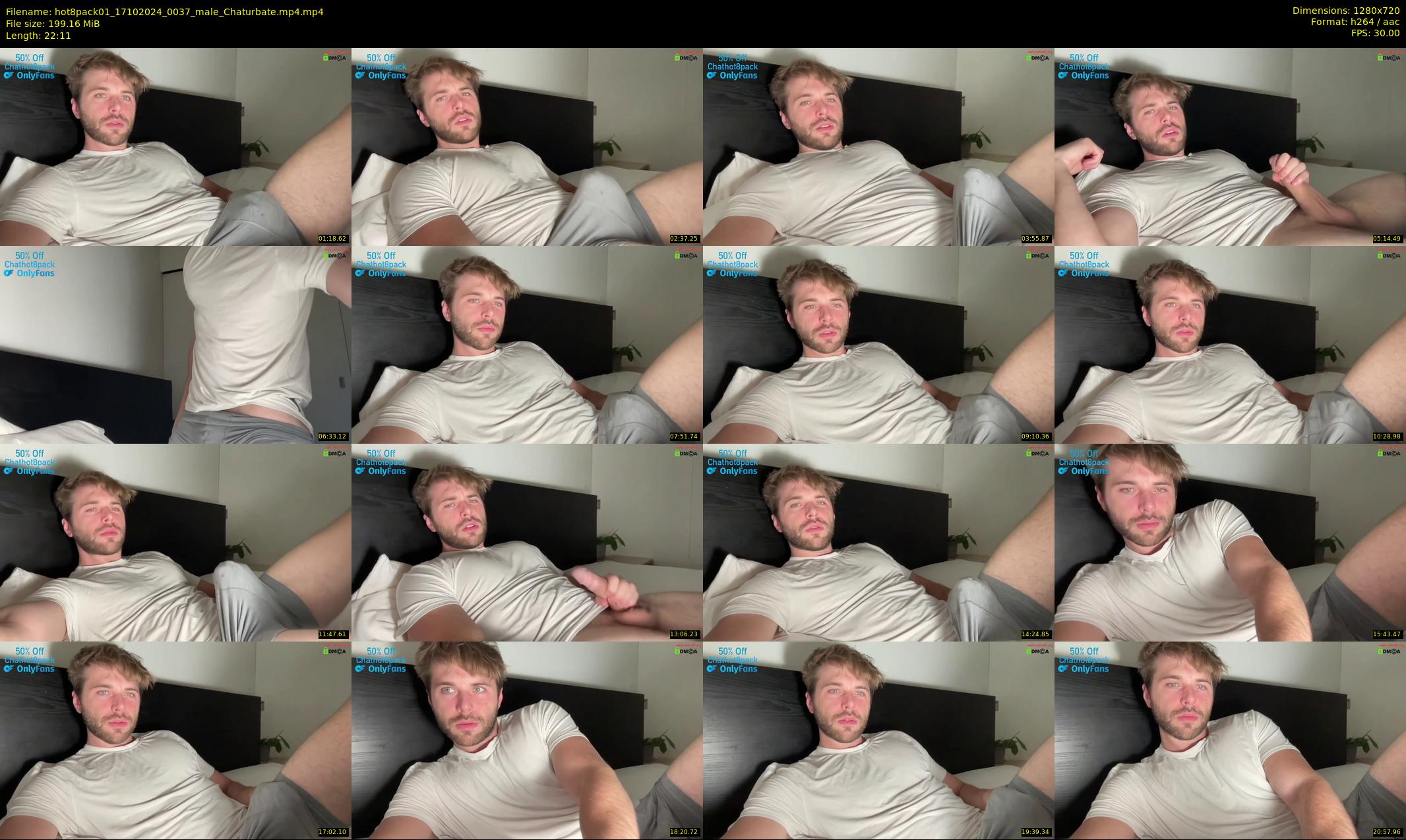 hot8pack01 — 23 minute Chaturbate male cam show recording, 720p, Oct 17, 2024