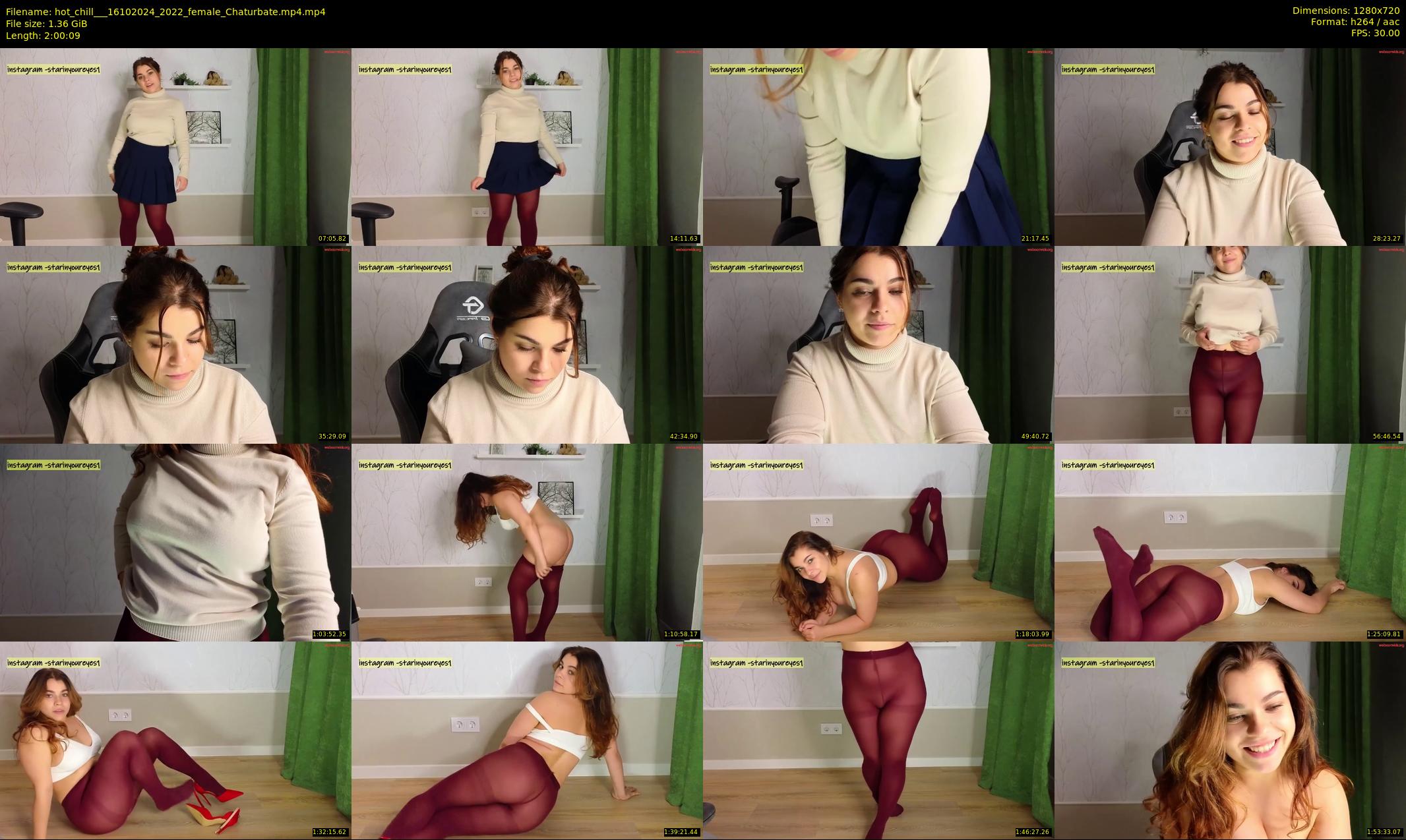 hot_chill__ — 121 minute Chaturbate female cam show recording, 720p, Oct 16, 2024