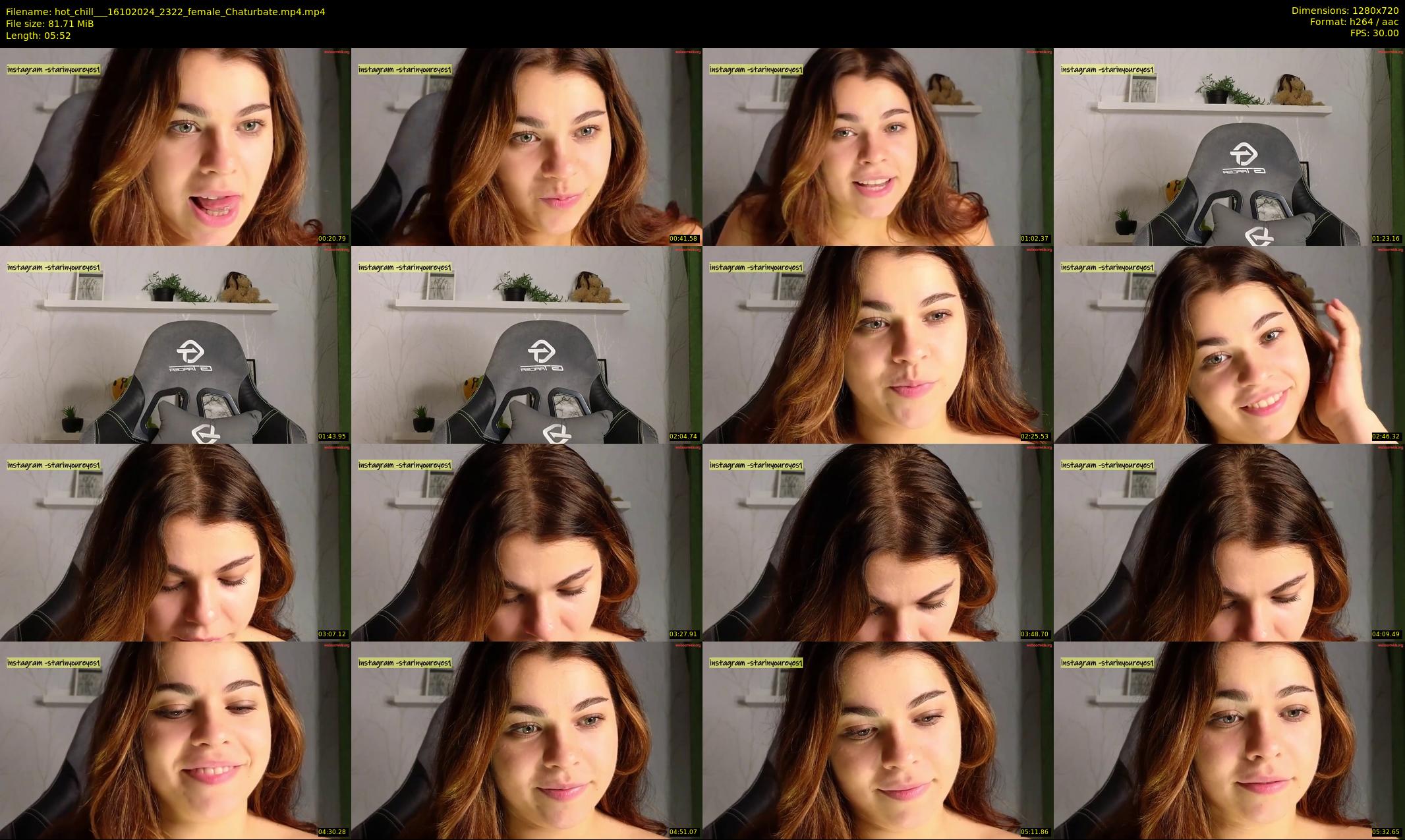 hot_chill__ — 6 minute Chaturbate female cam show recording, 720p, Oct 16, 2024