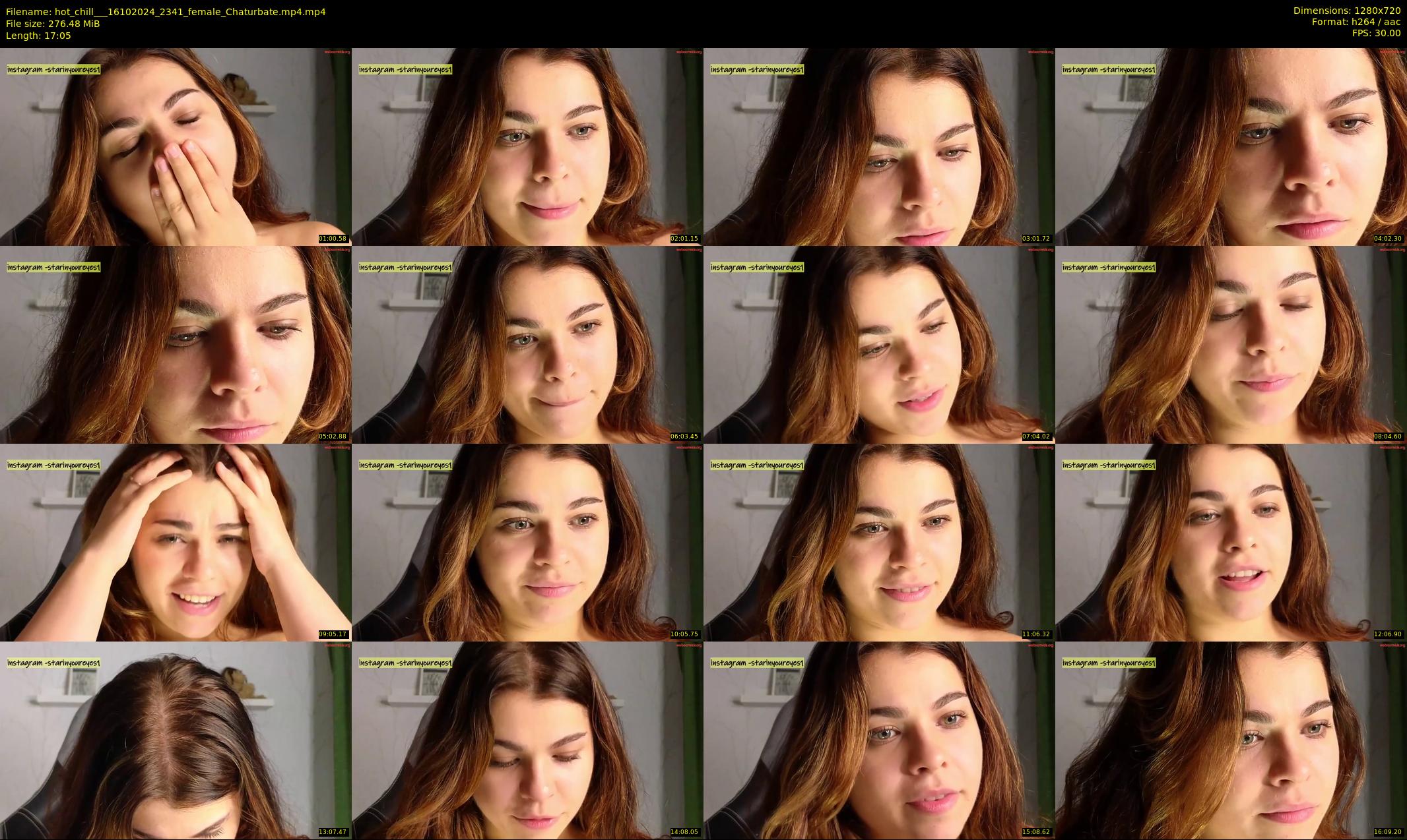 hot_chill__ — 18 minute Chaturbate female cam show recording, 720p, Oct 16, 2024