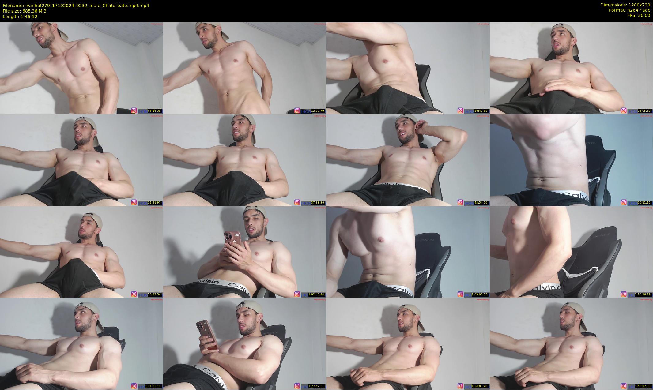 ivanhot279 — 107 minute Chaturbate male cam show recording, 720p, Oct 17, 2024