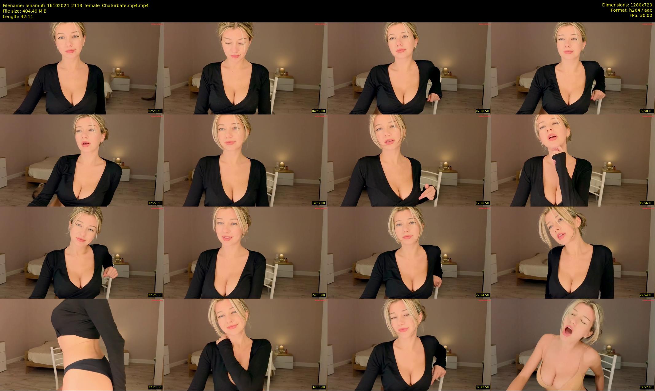 lenamuti — 43 minute Chaturbate female cam show recording, 720p, Oct 16, 2024