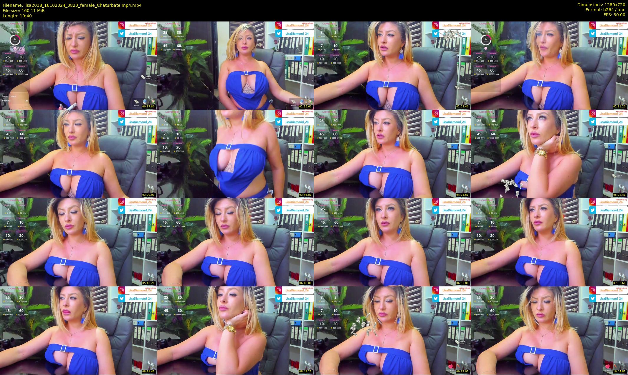 lisa2018 — 11 minute Chaturbate female cam show recording, 720p, Oct 16, 2024