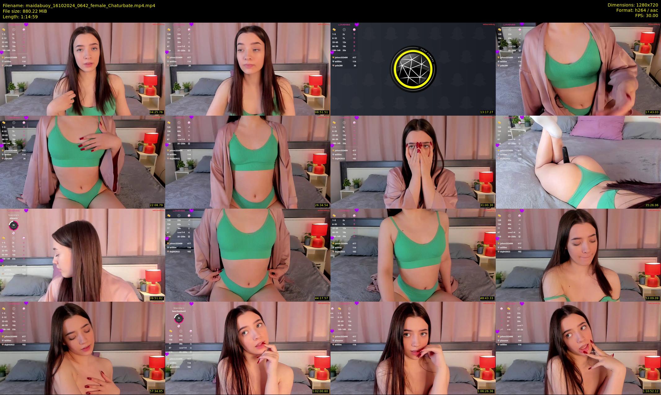maidabuoy — 75 minute Chaturbate female cam show recording, 720p, Oct 16, 2024