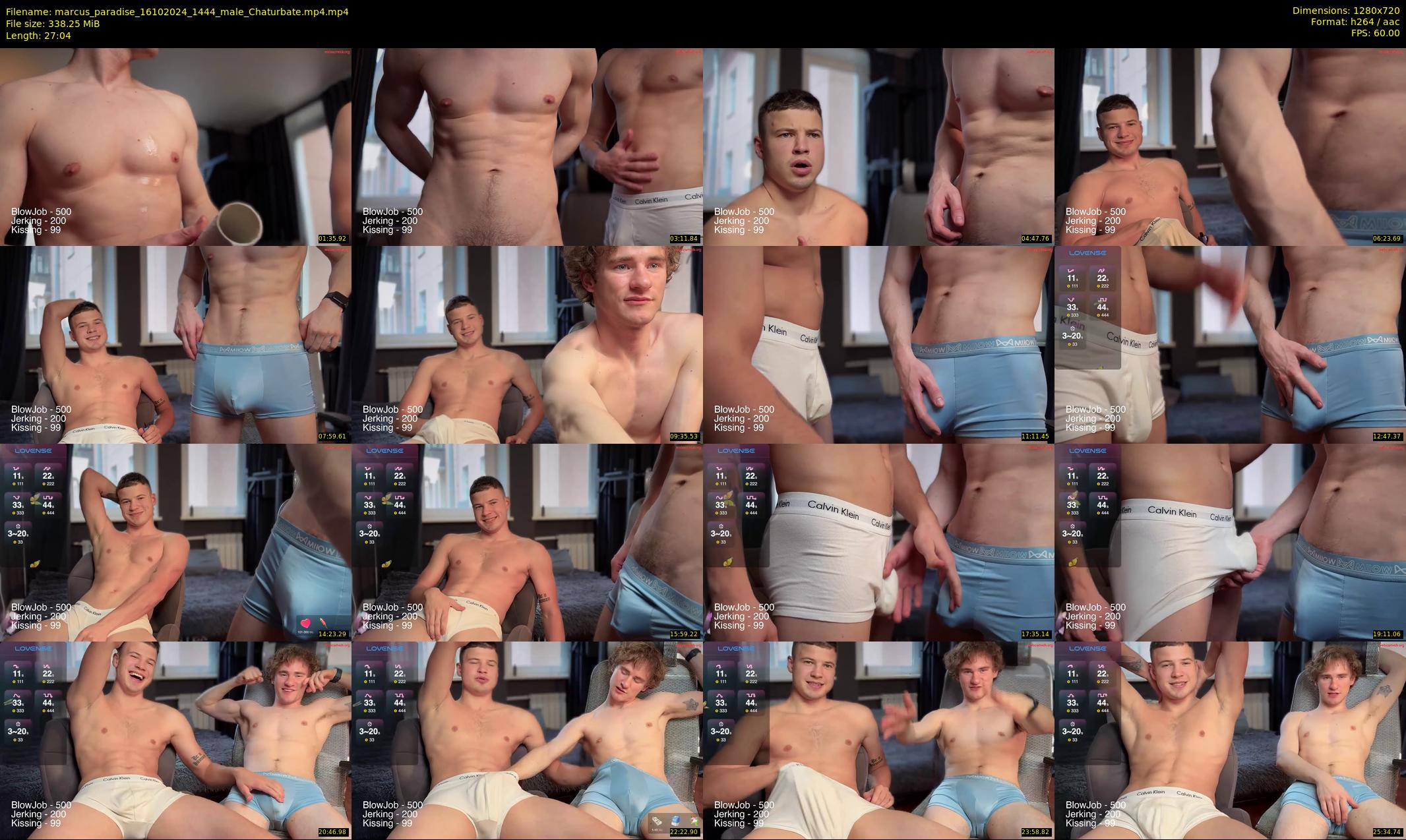 marcus_paradise — 28 minute Chaturbate male cam show recording, 720p, Oct 16, 2024