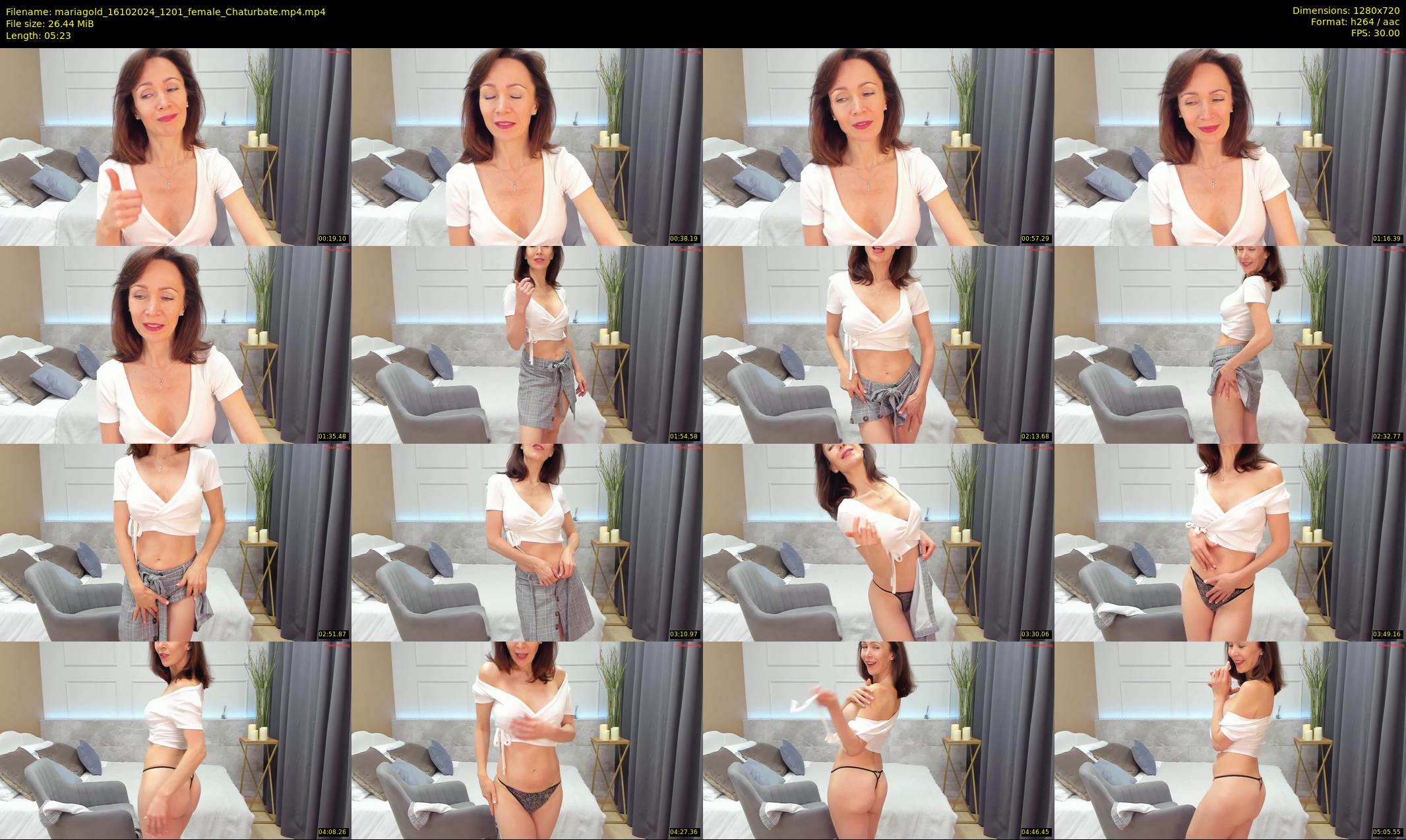 mariagold — 6 minute Chaturbate female cam show recording, 720p, Oct 16, 2024
