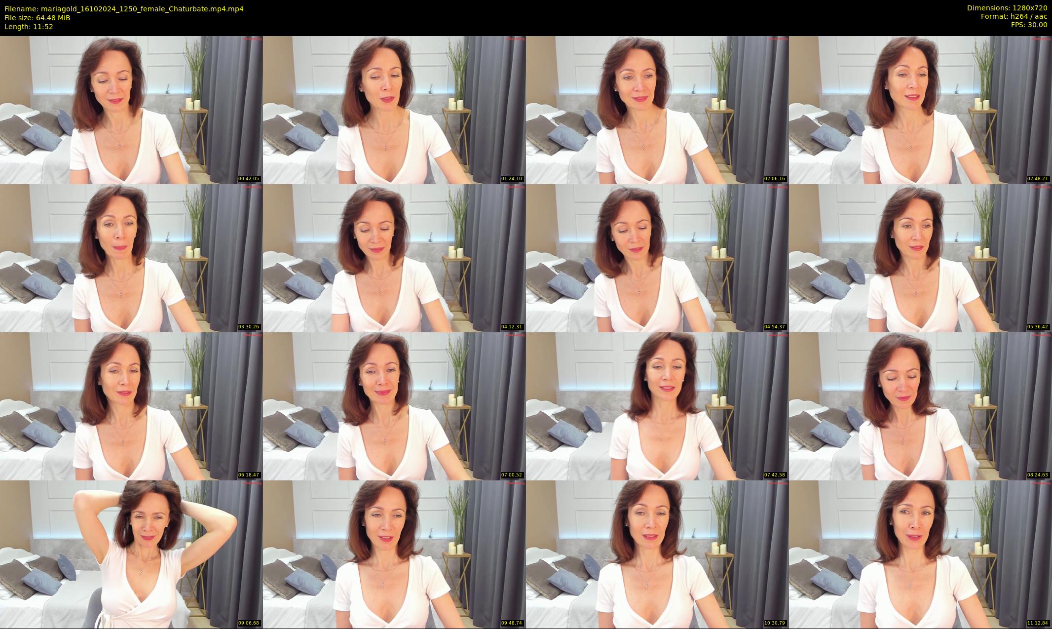 mariagold — 12 minute Chaturbate female cam show recording, 720p, Oct 16, 2024