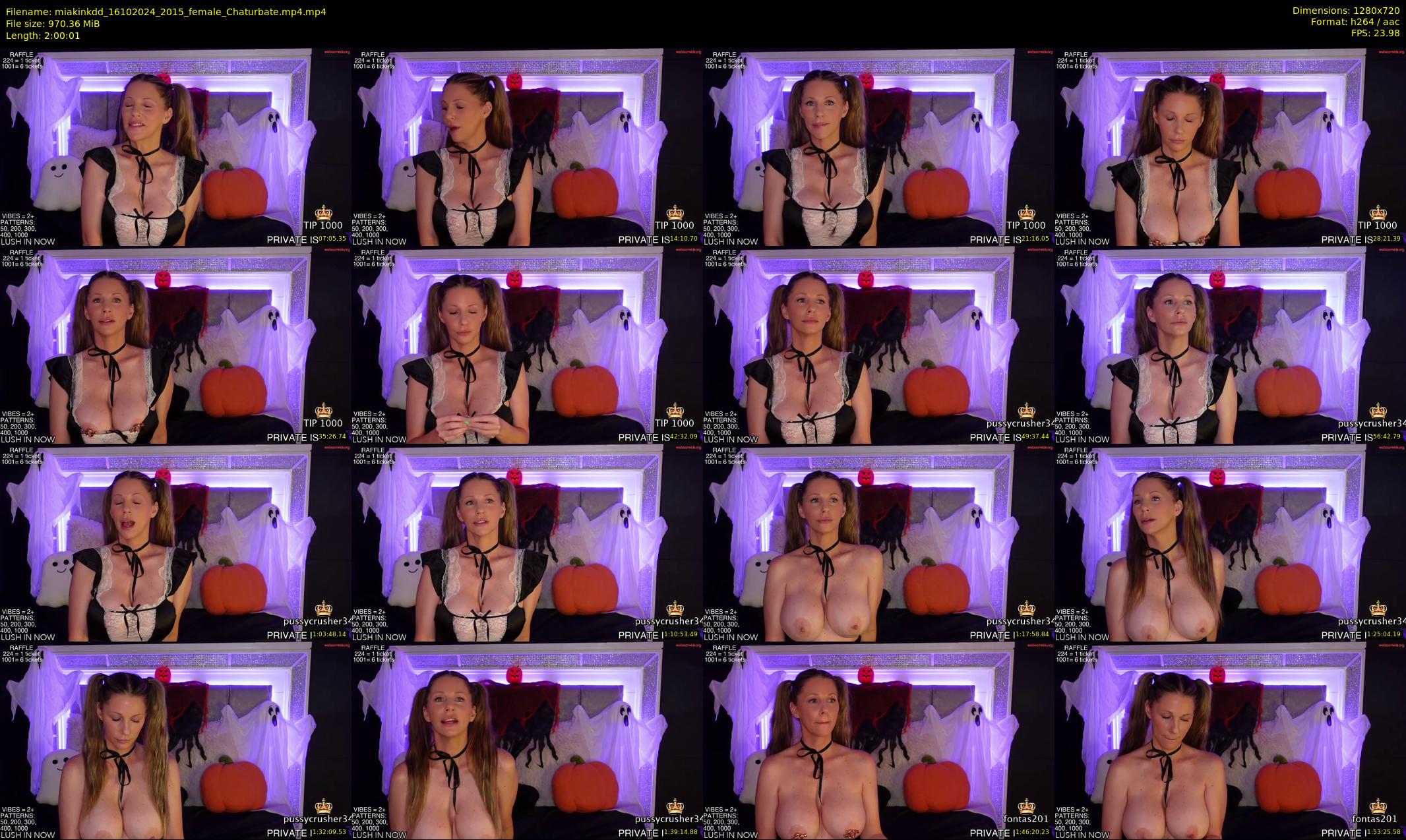 miakinkdd — 121 minute Chaturbate female cam show recording, 720p, Oct 16, 2024