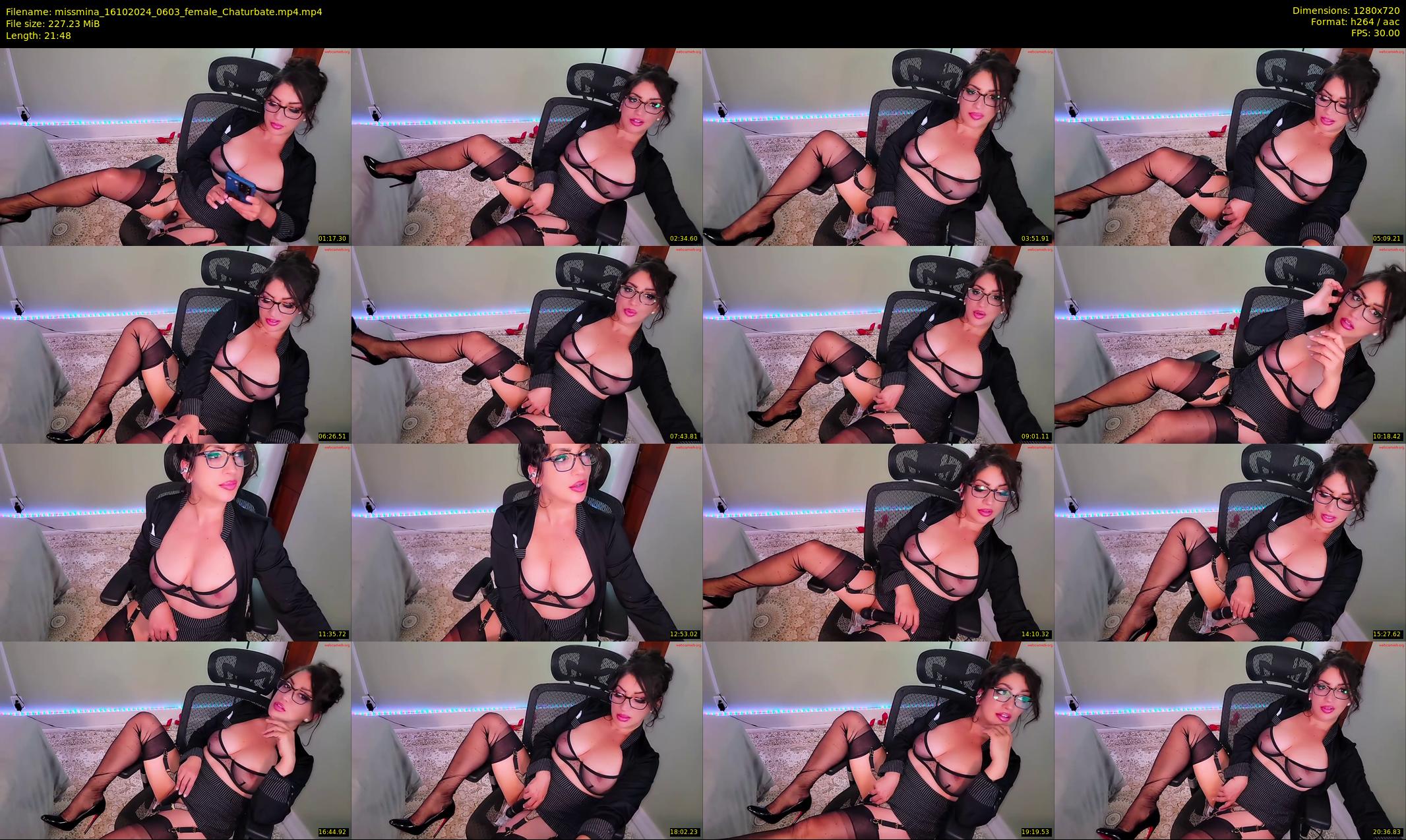 missmina — 22 minute Chaturbate female cam show recording, 720p, Oct 16, 2024