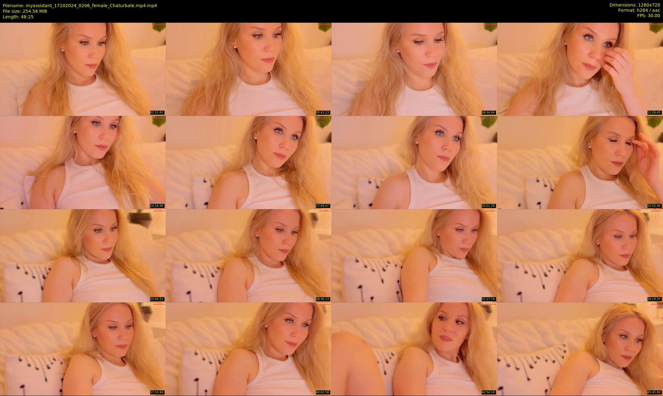 myassistant — 49 minute Chaturbate female cam show recording, 720p, Oct 17, 2024