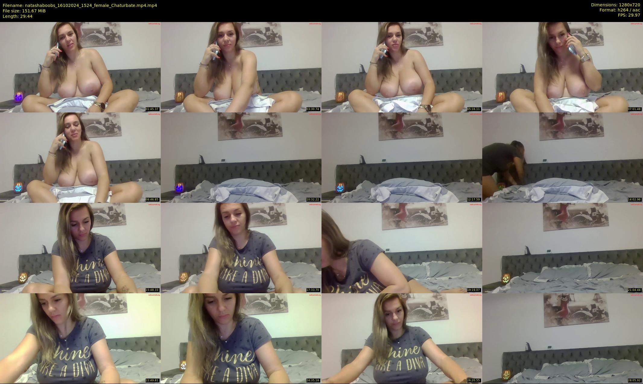 natashaboobs — 30 minute Chaturbate female cam show recording, 720p, Oct 16, 2024