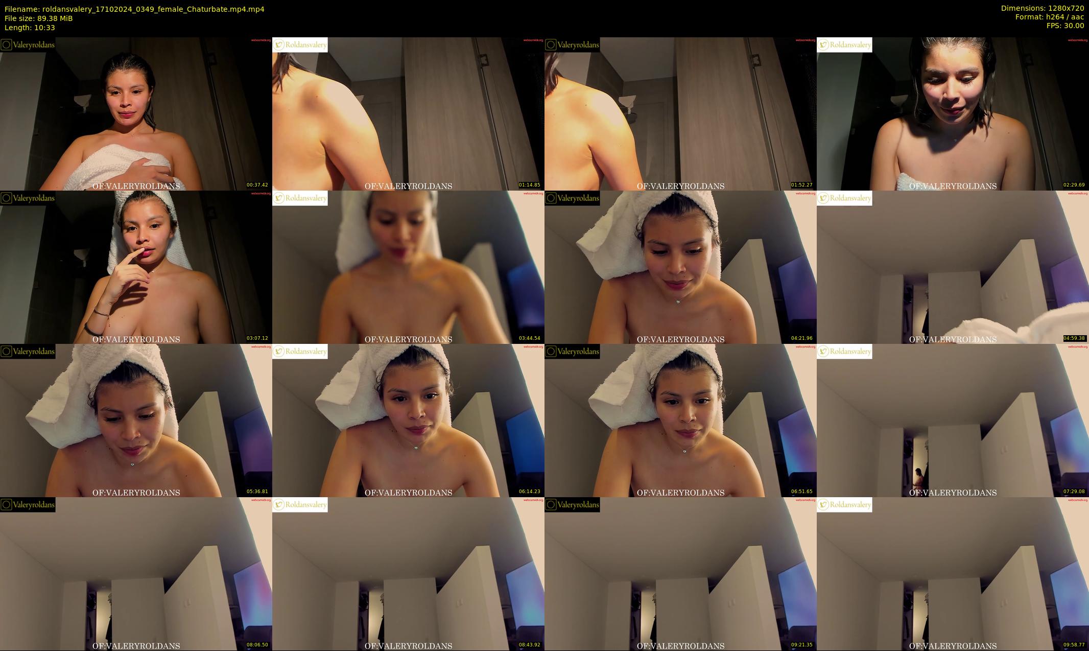roldansvalery — 11 minute Chaturbate female cam show recording, 720p, Oct 17, 2024