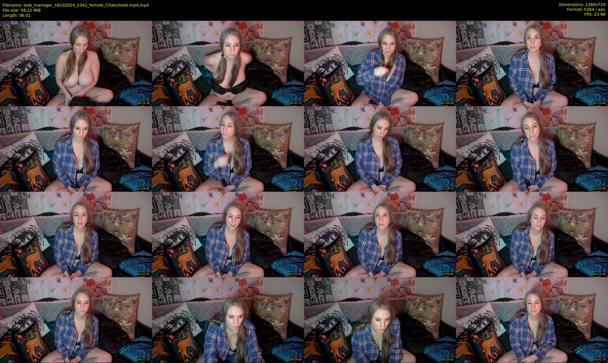 task_manager — 7 minute Chaturbate couple cam show recording, 720p, Oct 16, 2024