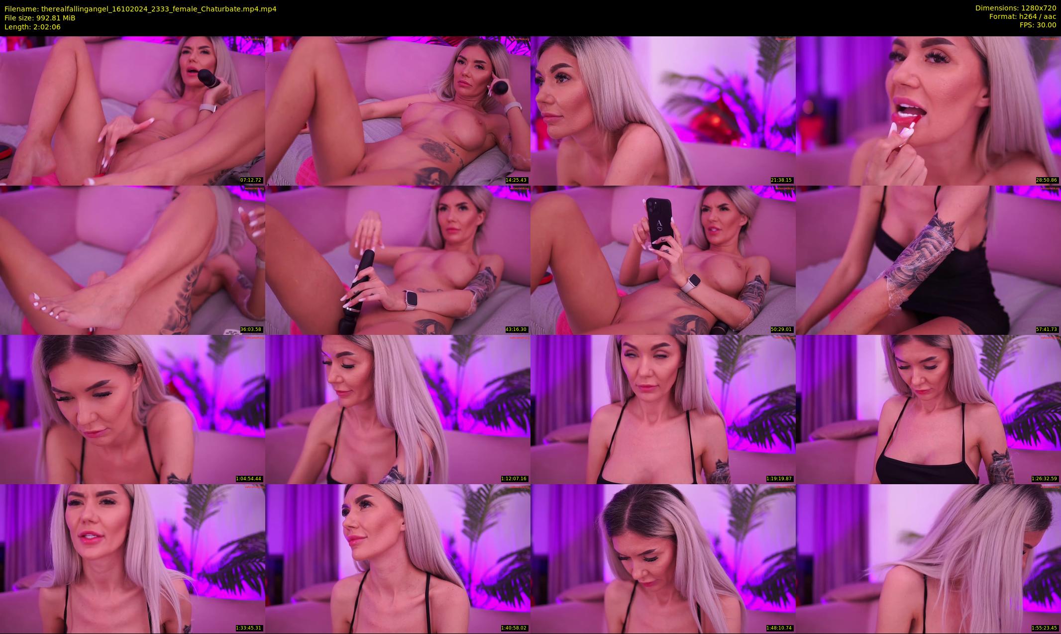 therealfallingangel — 123 minute Chaturbate female cam show recording, 720p, Oct 16, 2024