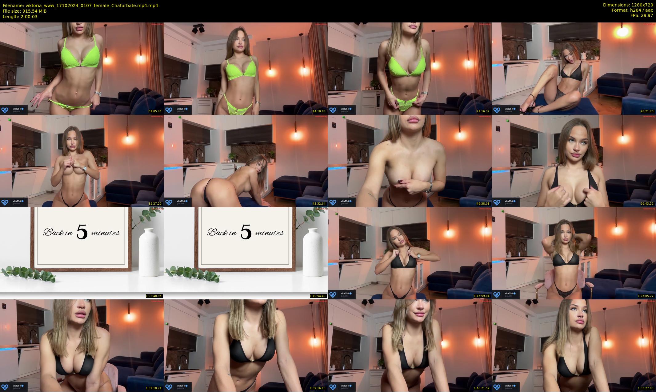 viktoria_www — 121 minute Chaturbate couple cam show recording, 720p, Oct 17, 2024