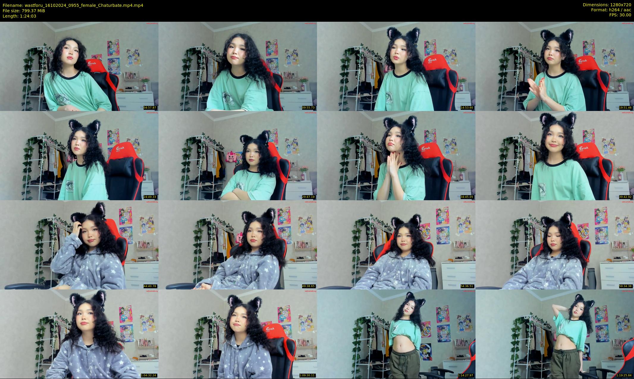 wastforu — 85 minute Chaturbate female cam show recording, 720p, Oct 16, 2024