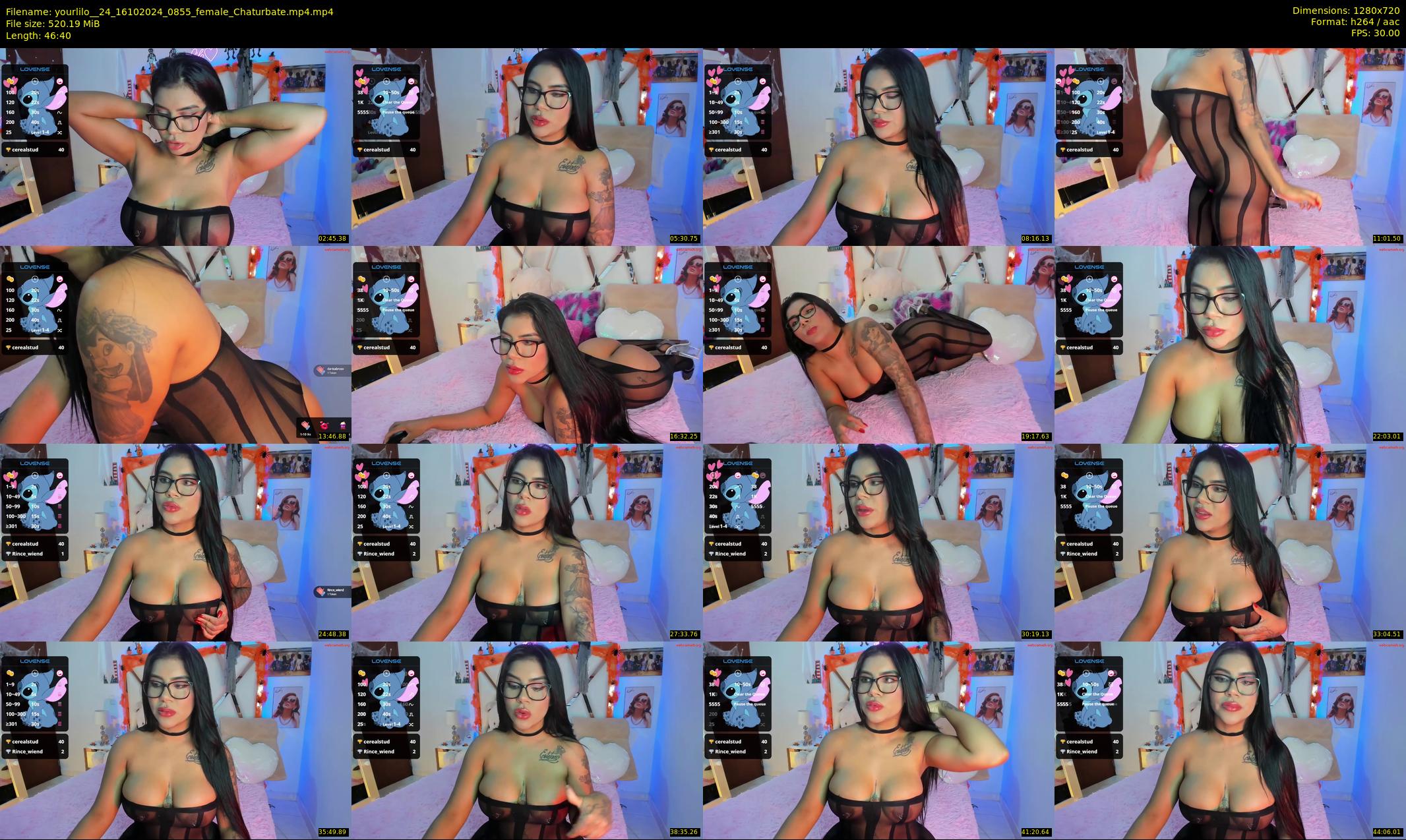 yourlilo__24 — 47 minute Chaturbate female cam show recording, 720p, Oct 16, 2024