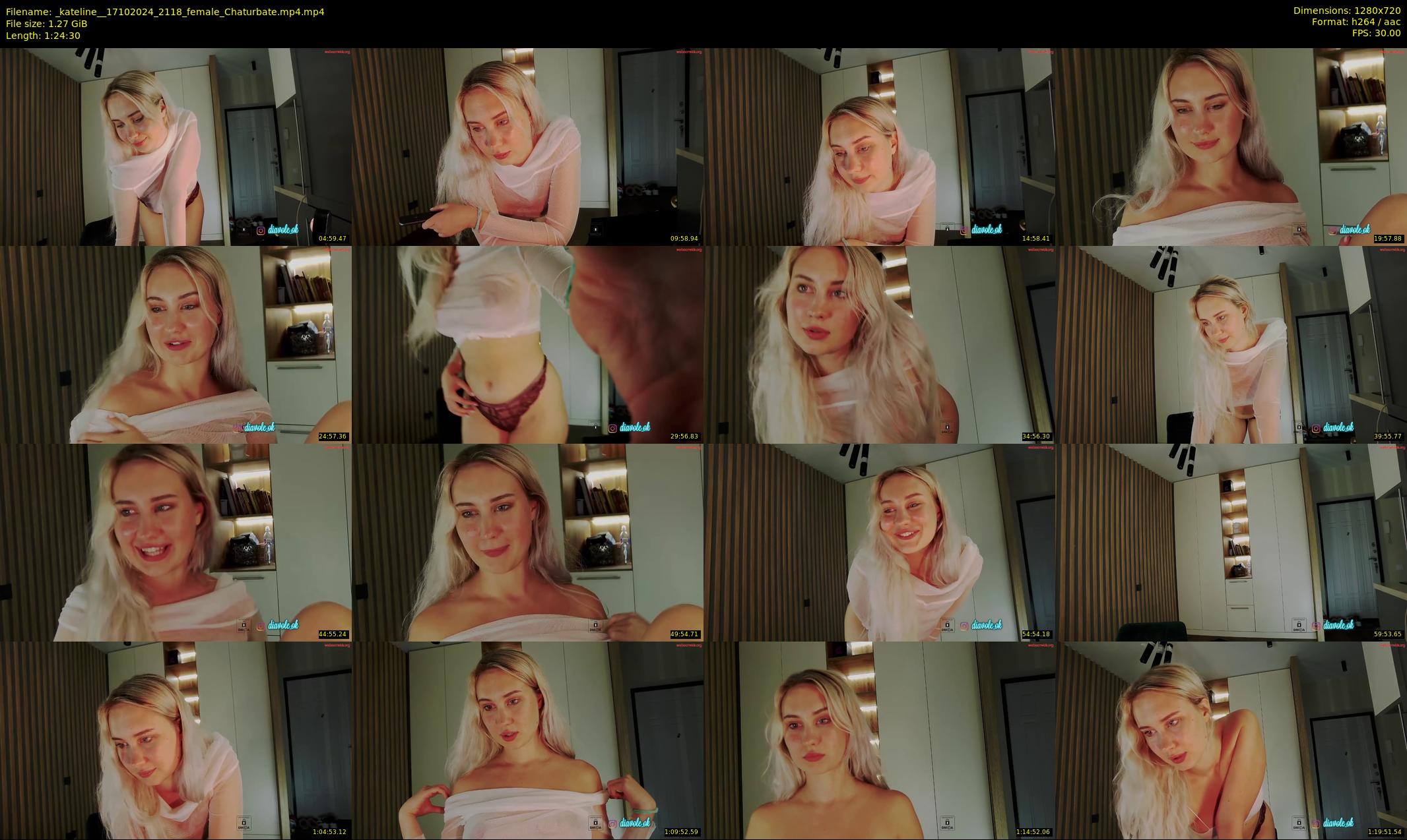 _kateline_ — 85 minute Chaturbate female cam show recording, 720p, Oct 17, 2024