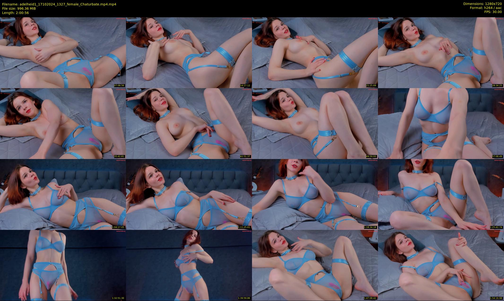 adelheid1 — 121 minute Chaturbate female cam show recording, 720p, Oct 17, 2024