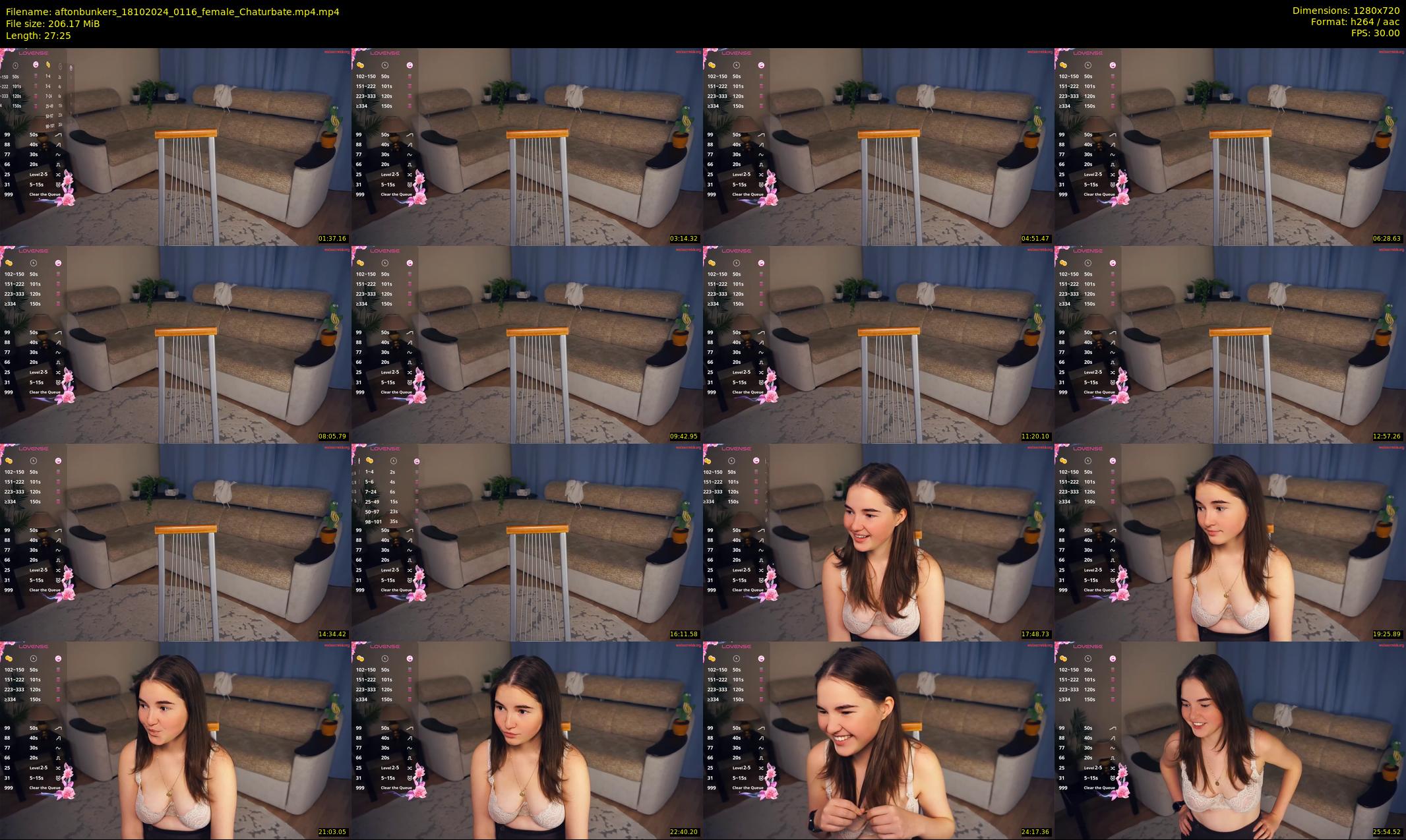 aftonbunkers — 28 minute Chaturbate female cam show recording, 720p, Oct 18, 2024