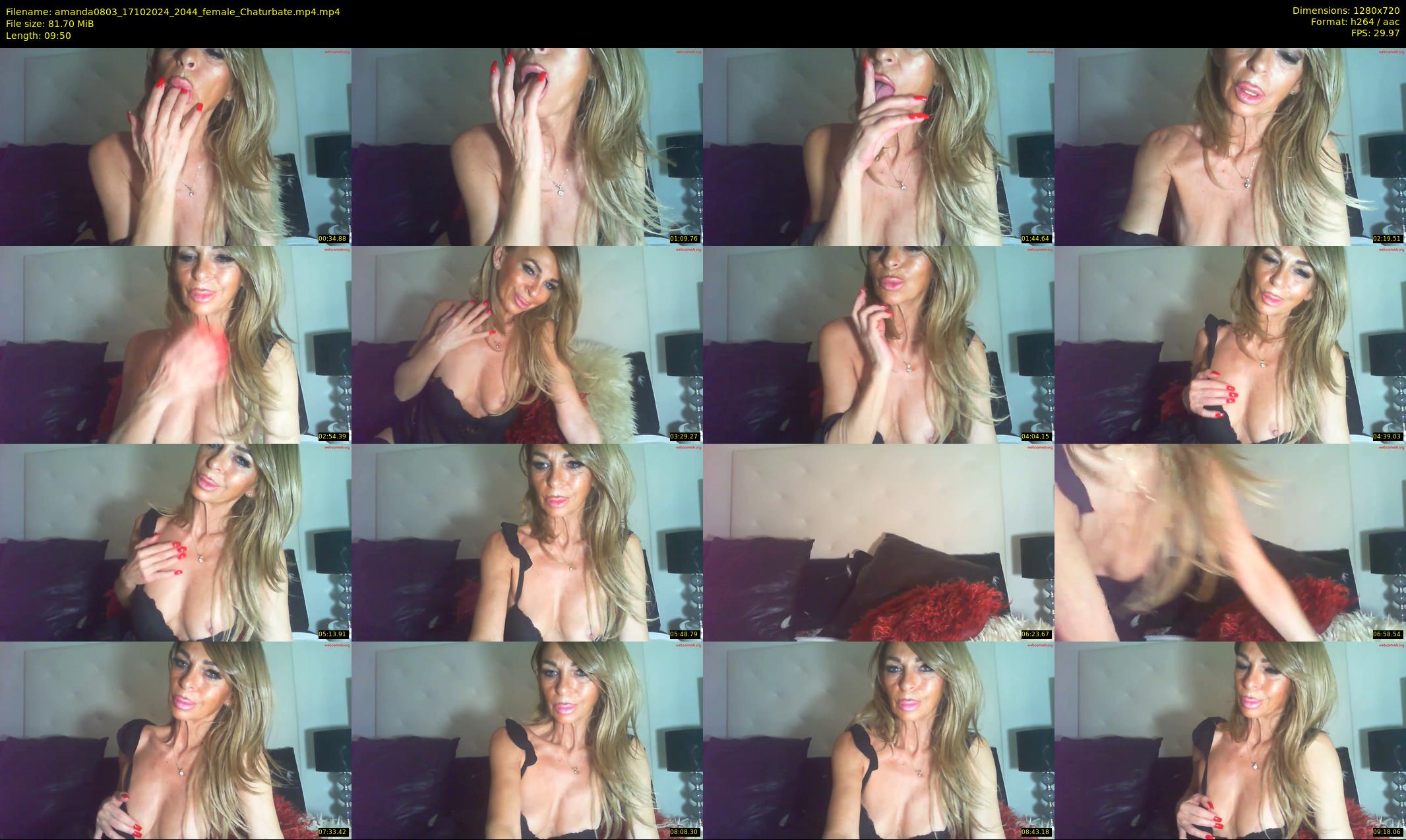 amanda0803 — 10 minute Chaturbate female cam show recording, 720p, Oct 17, 2024